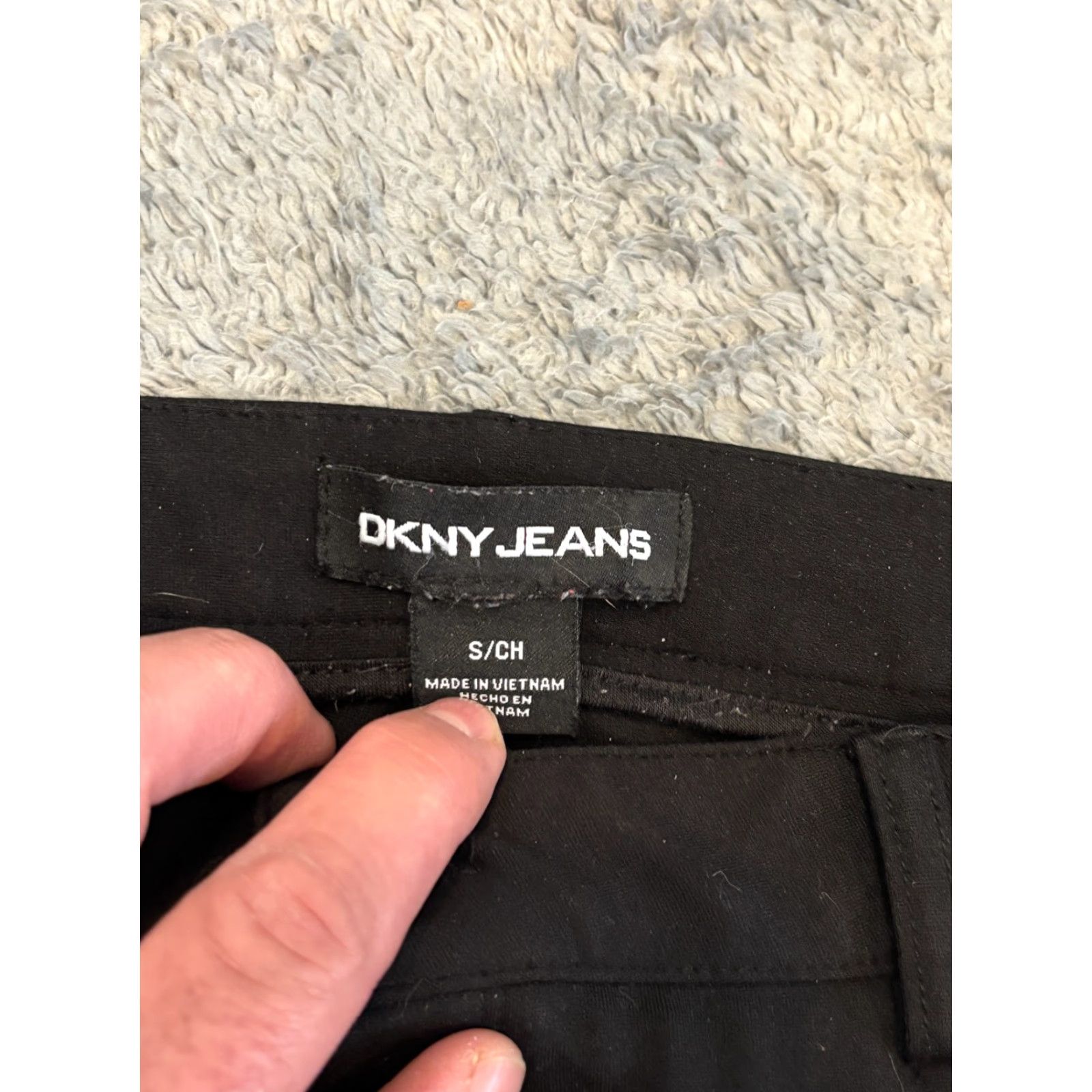 DKNY DKNY Jeans Ponte Pants Womens Small Black Stretch Knit Casual Career Office Pants Size 28" / US 6 / IT 42 - 2 Thumbnail