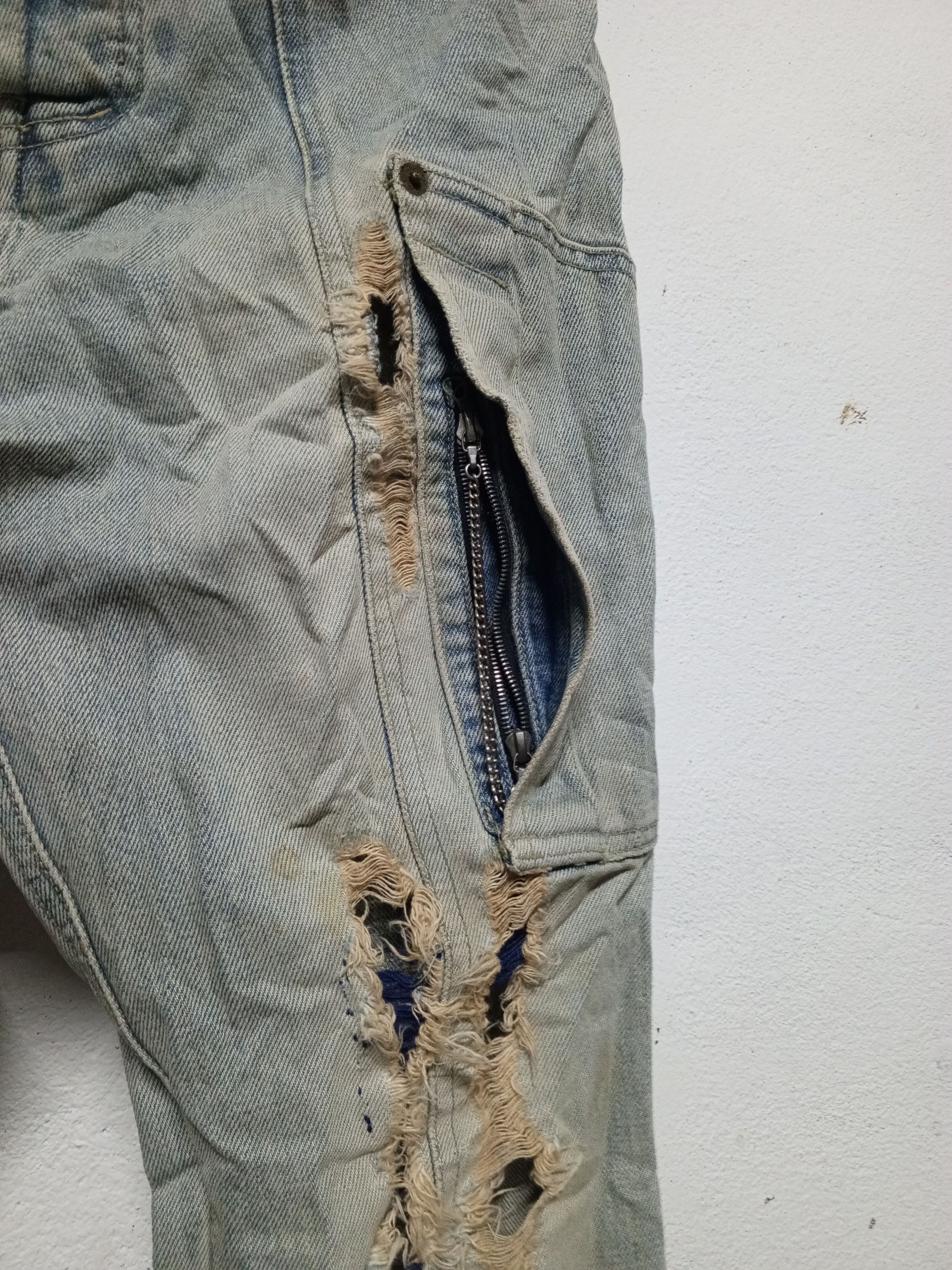 If Six Was Nine × Japanese Brand × Le Grande Bleu (L.G.B.) Ossa mondo japanese denim multipocket distressed archived Size 32" / US 10 / IT 46 - 9 Thumbnail
