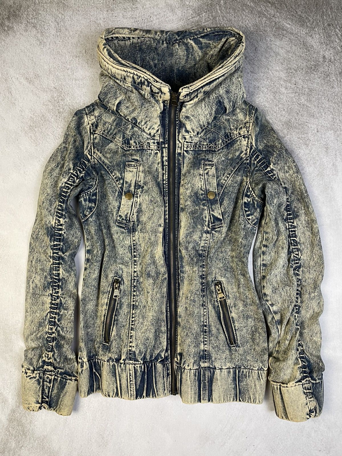 Le Grande Bleu (L.G.B.) H.C.M.II Mud Wash Bono Denim Jacket Size US S / EU 44-46 / 1 - 1 Thumbnail