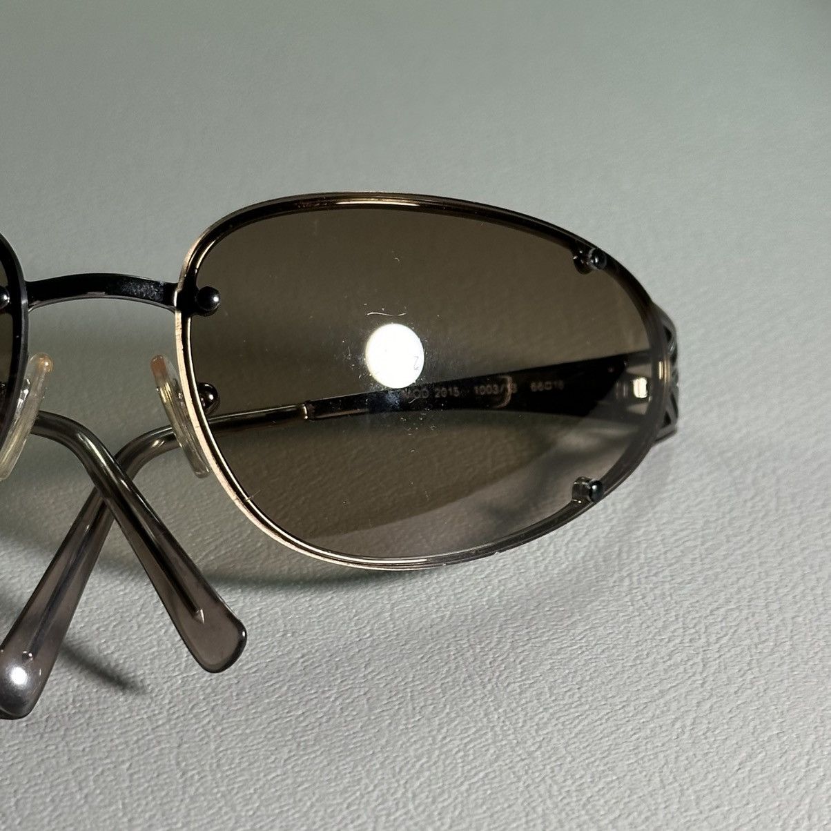 Versace Vintage Rare Versace MOD 2015 1003/13 Wrap Around Sunglasses Size ONE SIZE - 7 Thumbnail