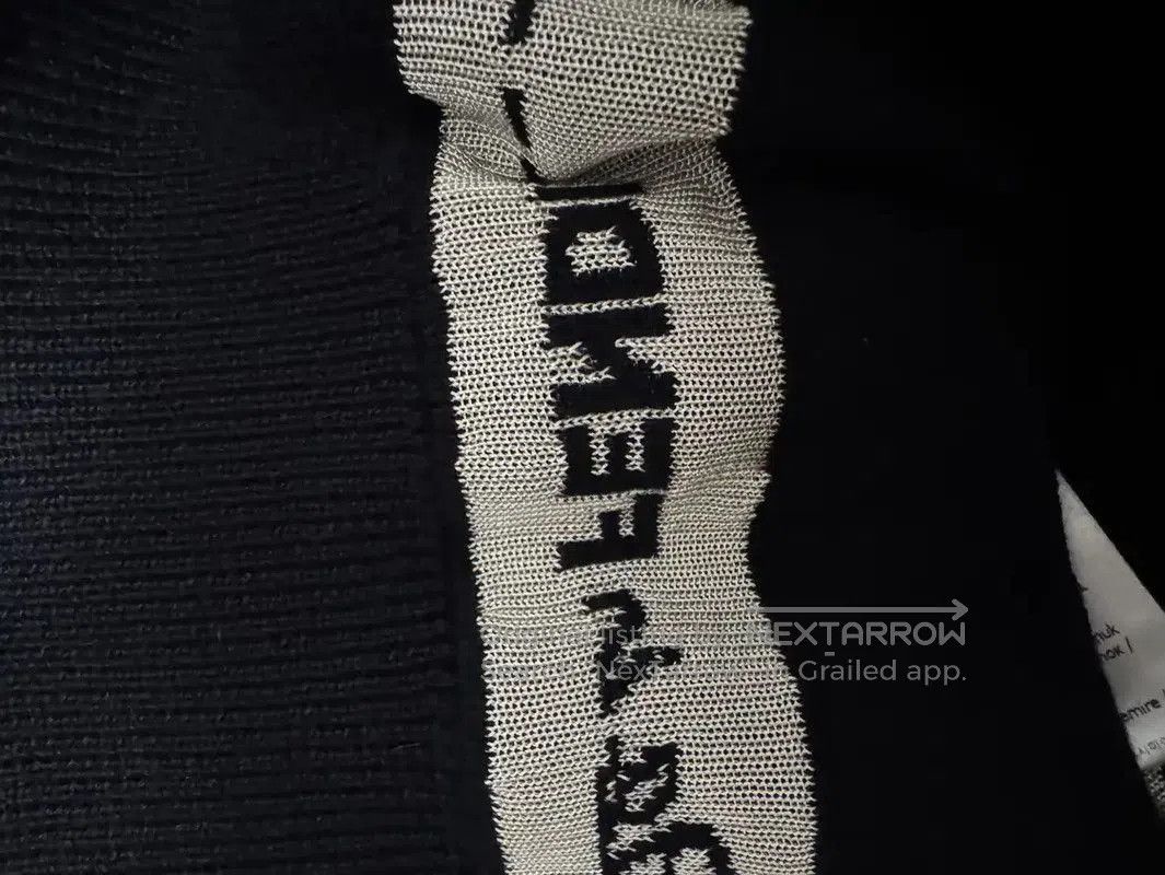 Fendi Fendi Black Cashmere Embroidered Logo Knit Top . Size US S / EU 44-46 / 1 - 4 Thumbnail