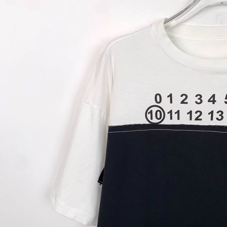 Maison Margiela Maison Margiela Black logo digital letter printed cotton ro Size US S / EU 44-46 / 1 - 3 Thumbnail
