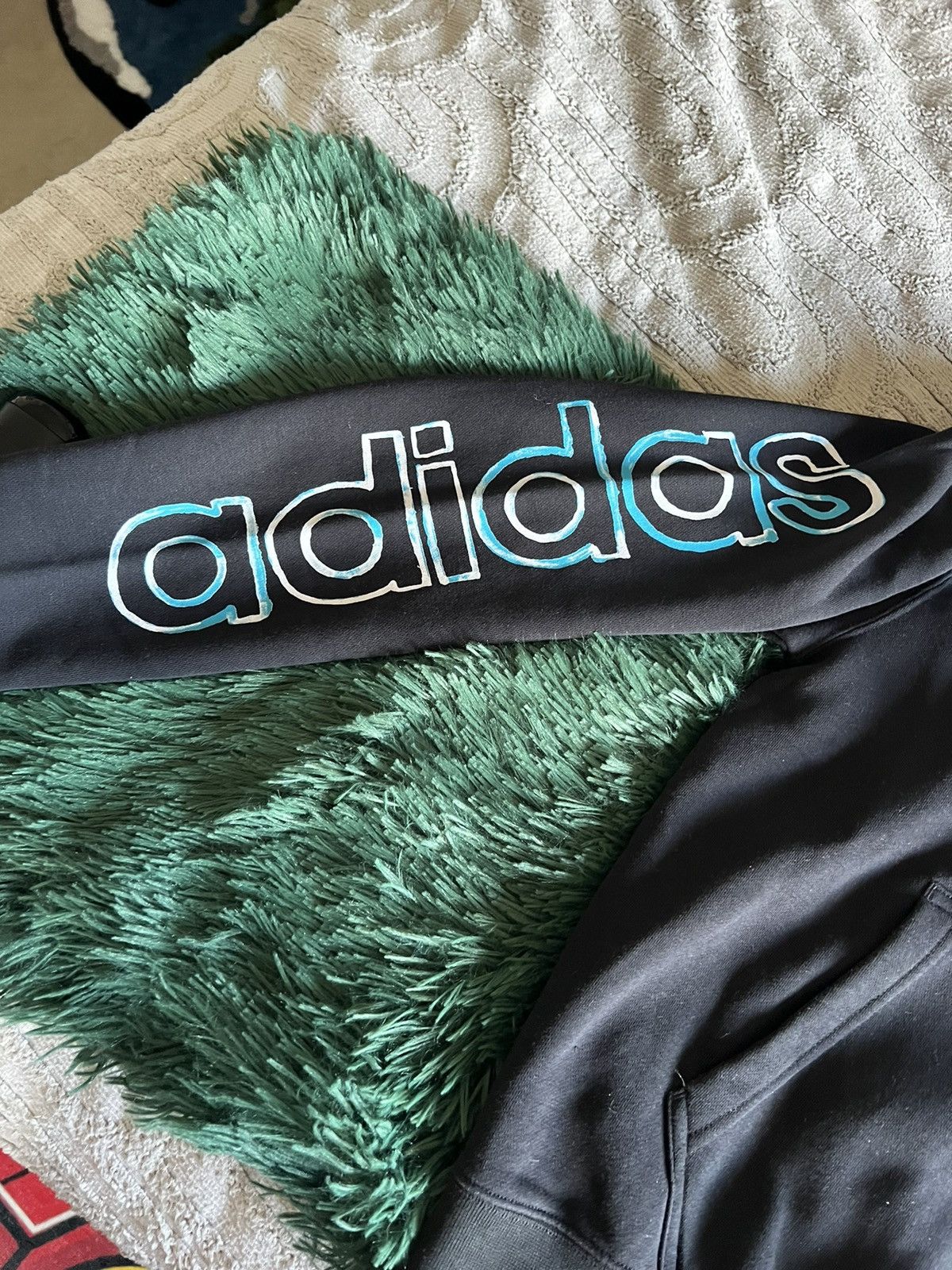 Adidas Black Adidas Cotton Candy Water Color Hoodie Size US S / EU 44-46 / 1 - 3 Thumbnail