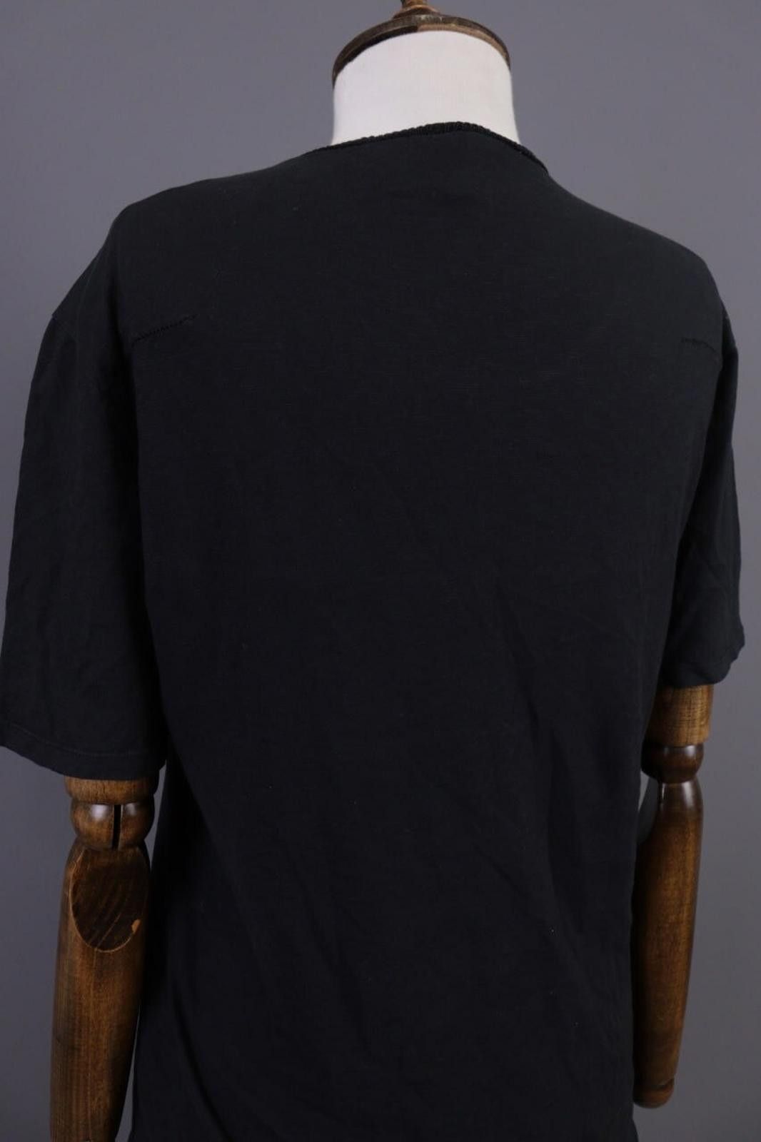 Transit Transit Uomo Black Embroidered Summer Linen T-Shirt Size S Size US S / EU 44-46 / 1 - 9 Thumbnail