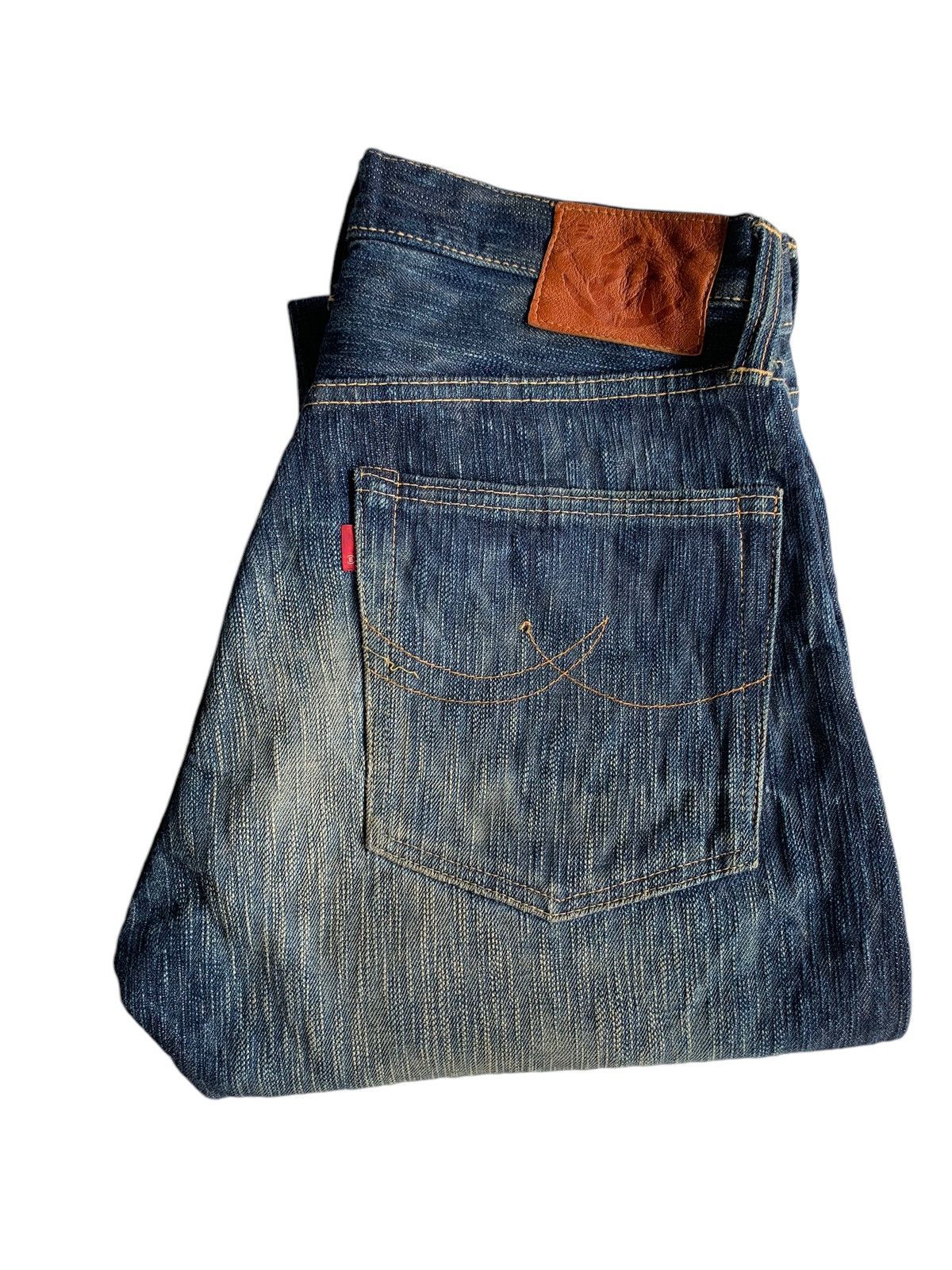Japanese Brand × Kapital × Vintage ETERNAL SELVEDGE BUTTON FLY RUSTY JAPANESE DENIM Size US 30 / EU 46 - 6 Thumbnail