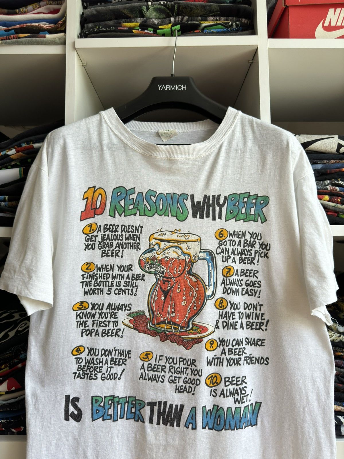 Band Tees × Vintage Vintage 10 Reasons Why Beer Naked Boobs Tits Tee Size US L / EU 52-54 / 3 - 2 Thumbnail