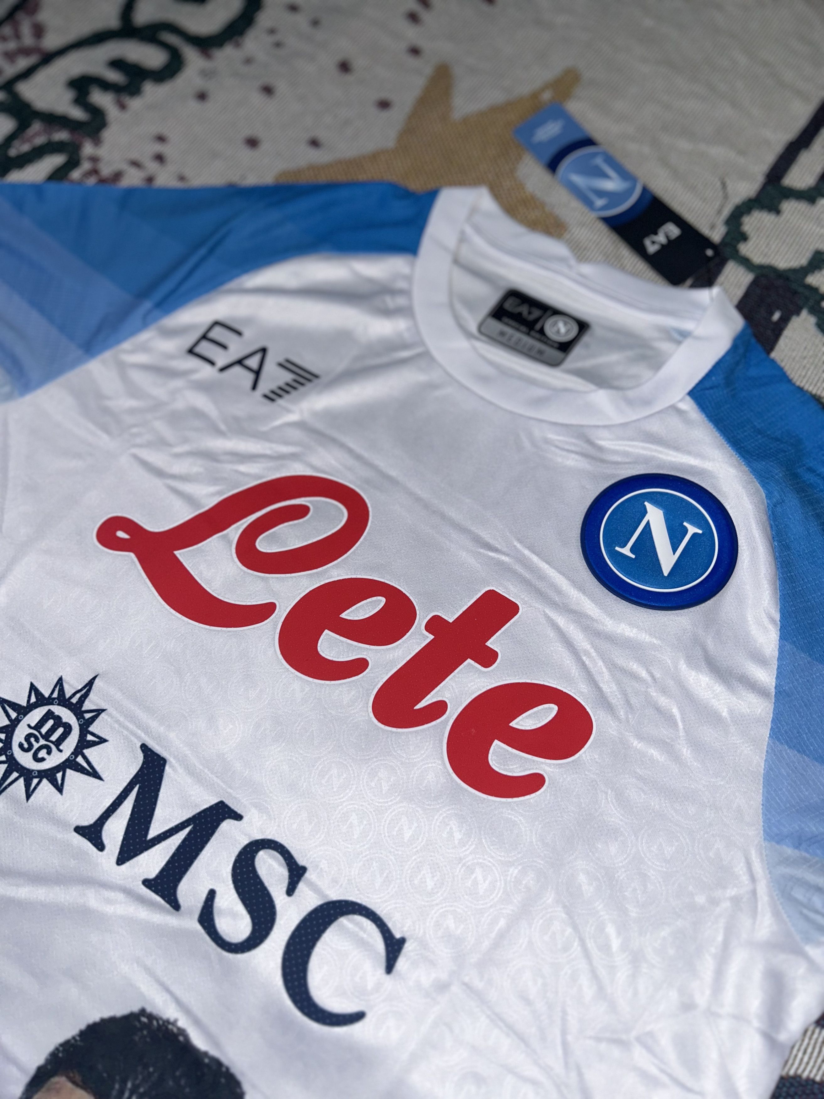 Armani × Armani Exchange × Giorgio Armani [M] EA7 SSC napoli game jersey t-shirts kimminjae dedication Size US M / EU 48-50 / 2 - 2 Thumbnail
