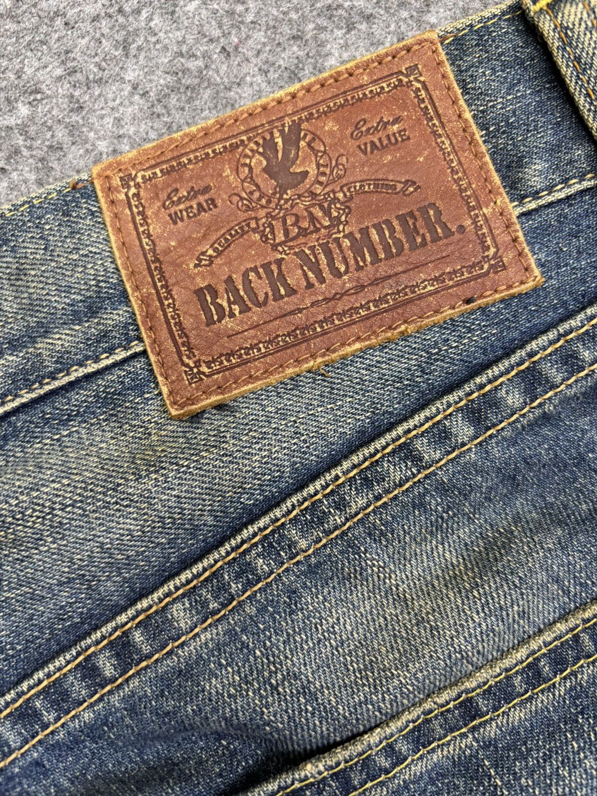 Japanese Brand 💥Sick💥Back Number Patchwork Paint Splatter Denim F864 Size US 34 / EU 50 - 16 Thumbnail
