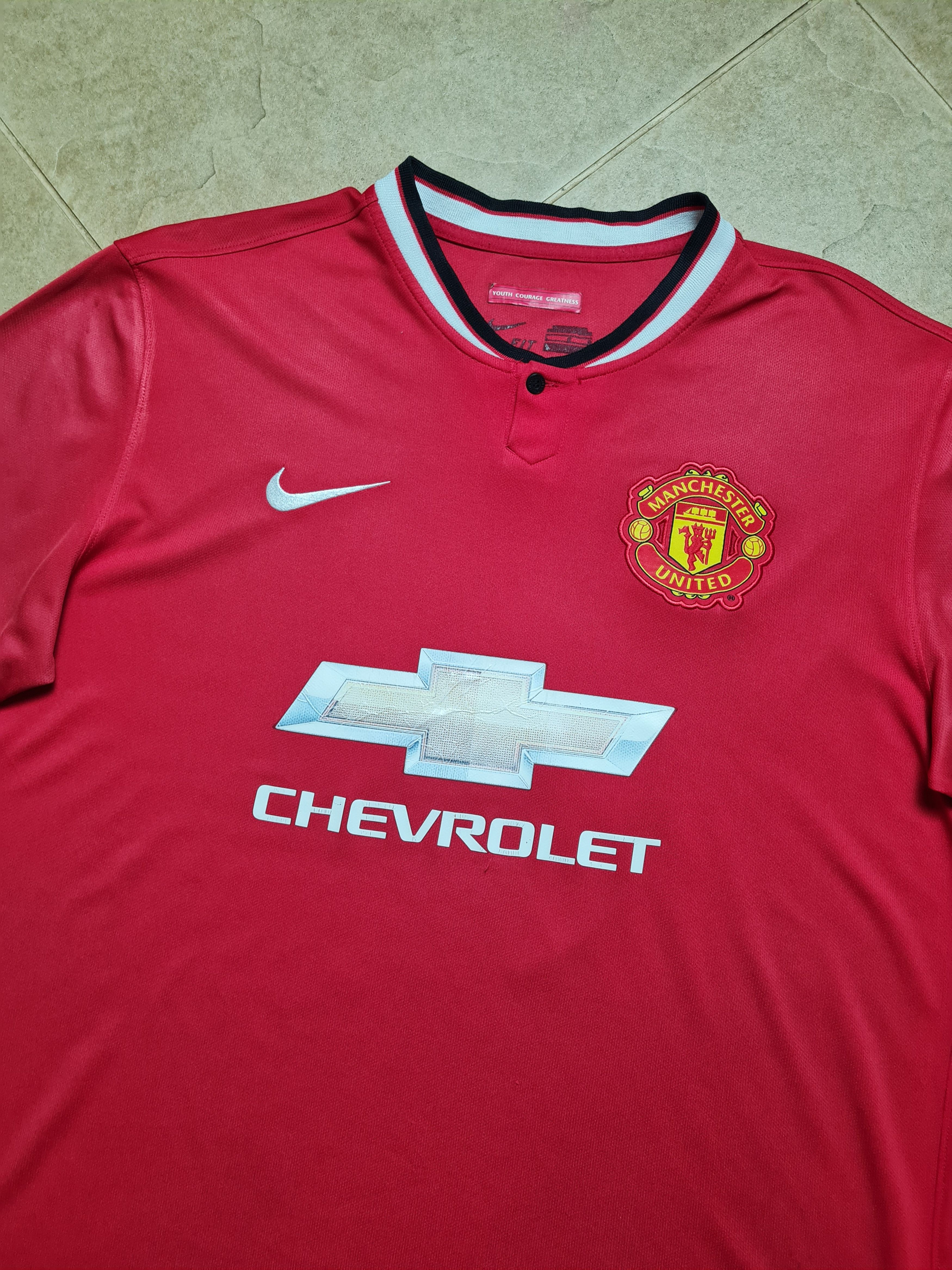 Nike Manchester United Jersey 2014/015 Home Shirt Nike 611031-624 Size US XL / EU 56 / 4 - 7 Thumbnail