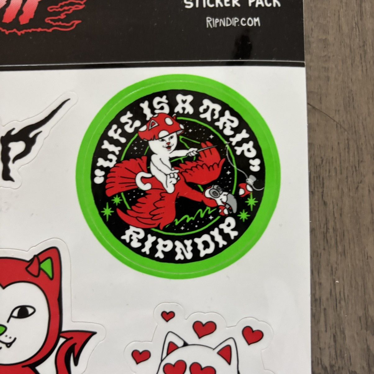 RIPNDIP rip n dip sticker bomb !! Size ONE SIZE - 3 Thumbnail