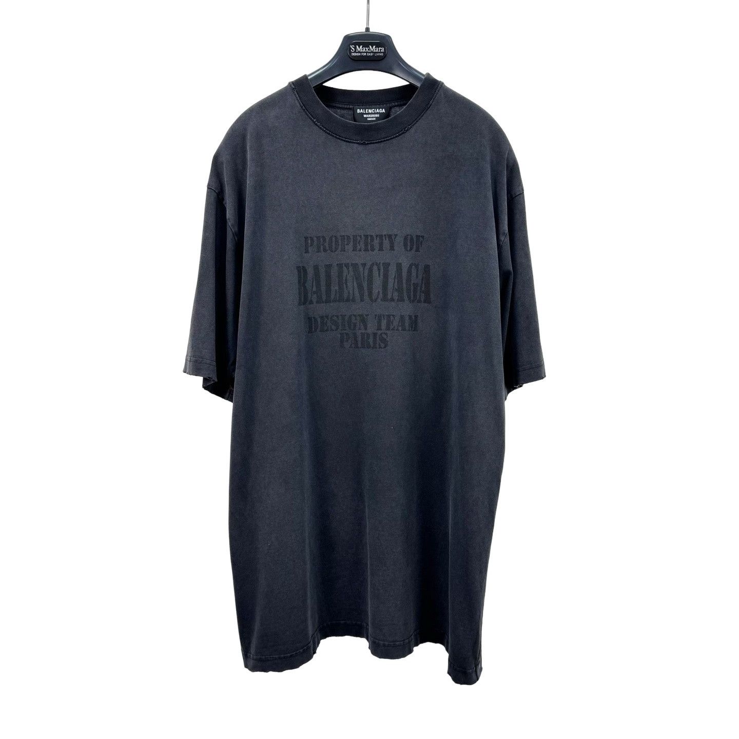 Balenciaga Balenciaga Property Of Washed T-Shirt Size S Size US S / EU 44-46 / 1 - 1 Thumbnail