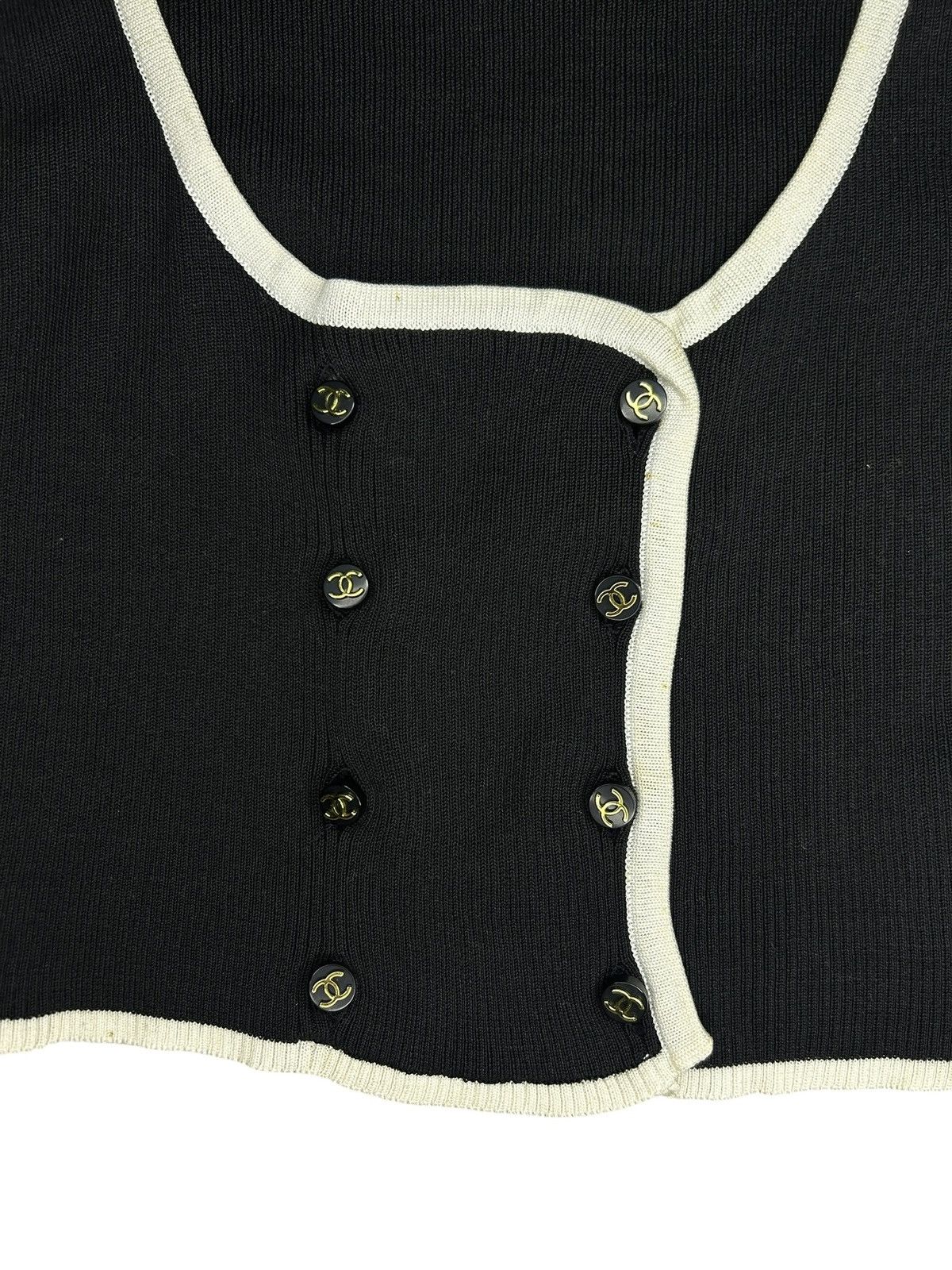 Chanel S/S 95 Knitted Top Size S / US 4 / IT 40 - 6 Thumbnail