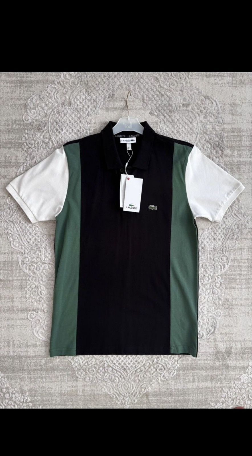 Lacoste Lacoste Colorblock Polo Shirt – Black/Green/White – S Size US S / EU 44-46 / 1 - 1 Thumbnail