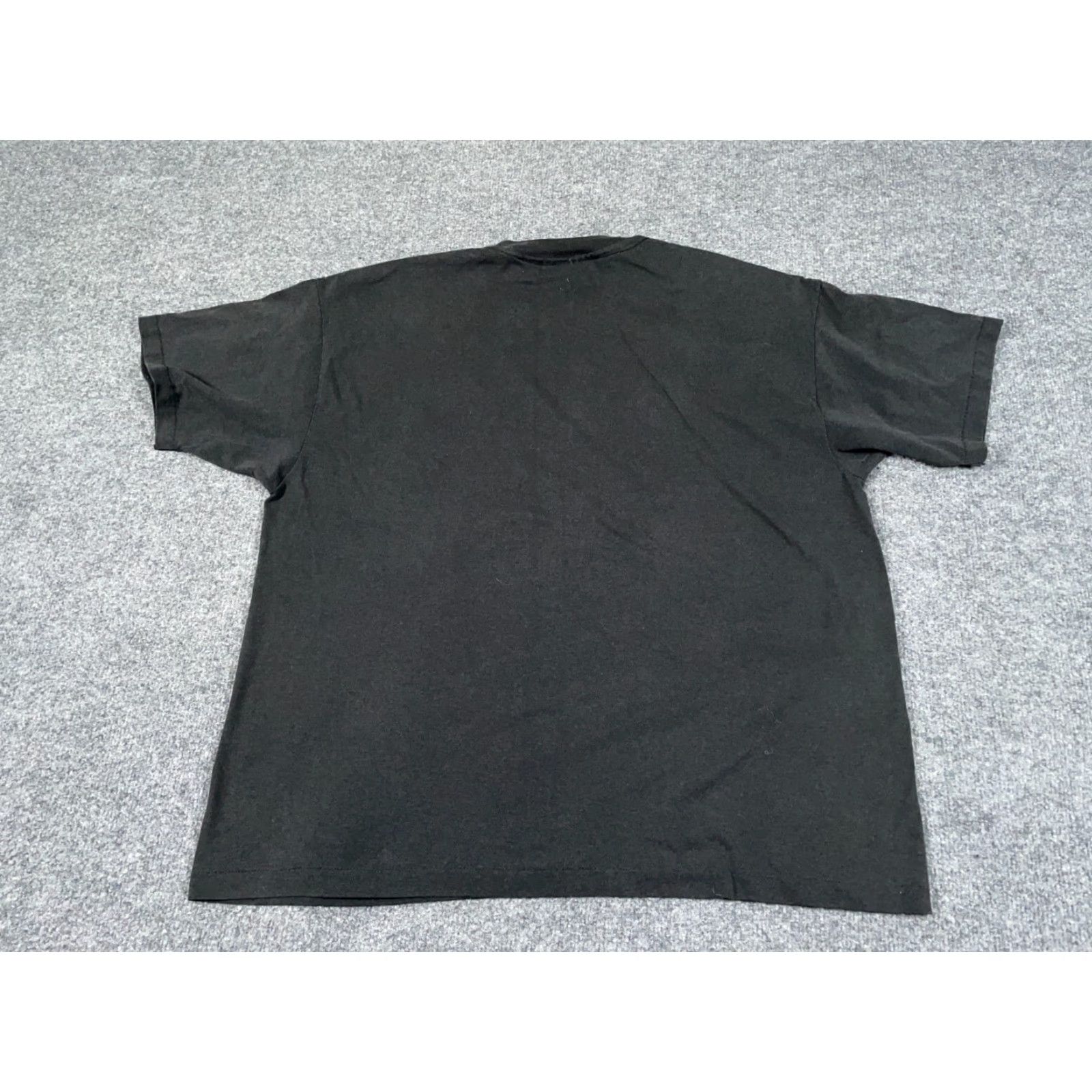 Hanes VINTAGE 90s Hanes Road King Trucker Graphic T-Shirt XL Black USA Made Retro Transportation Men's Size US XL / EU 56 / 4 - 2 Thumbnail