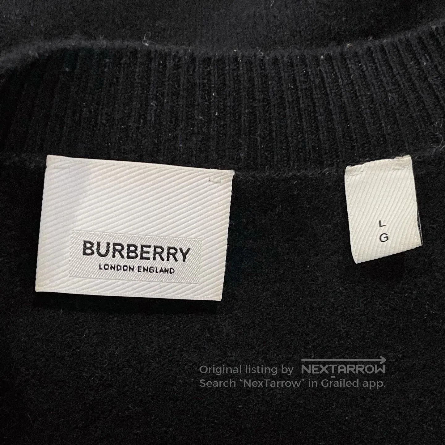 Burberry Burberry Black Sweater Size L. Size US L / EU 52-54 / 3 - 5 Thumbnail