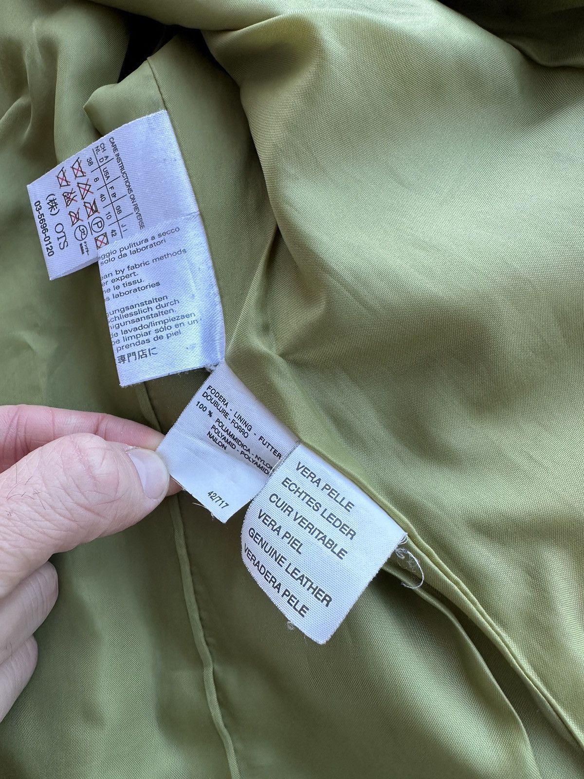 Max Mara × Vintage × Weekend Max Mara Vintage Max Mara x Weekend Woman Leather Buttons Jacket Size M / US 6-8 / IT 42-44 - 11 Thumbnail