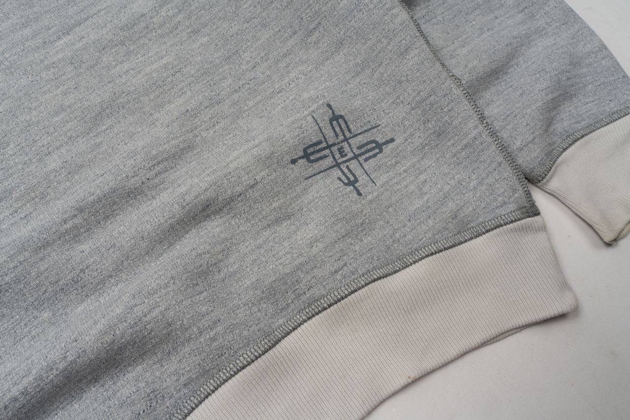 Edwin 🔵 EDWIN Vintage Japan College Crew Neck Sweatshirt Grey Size US S / EU 44-46 / 1 - 7 Thumbnail