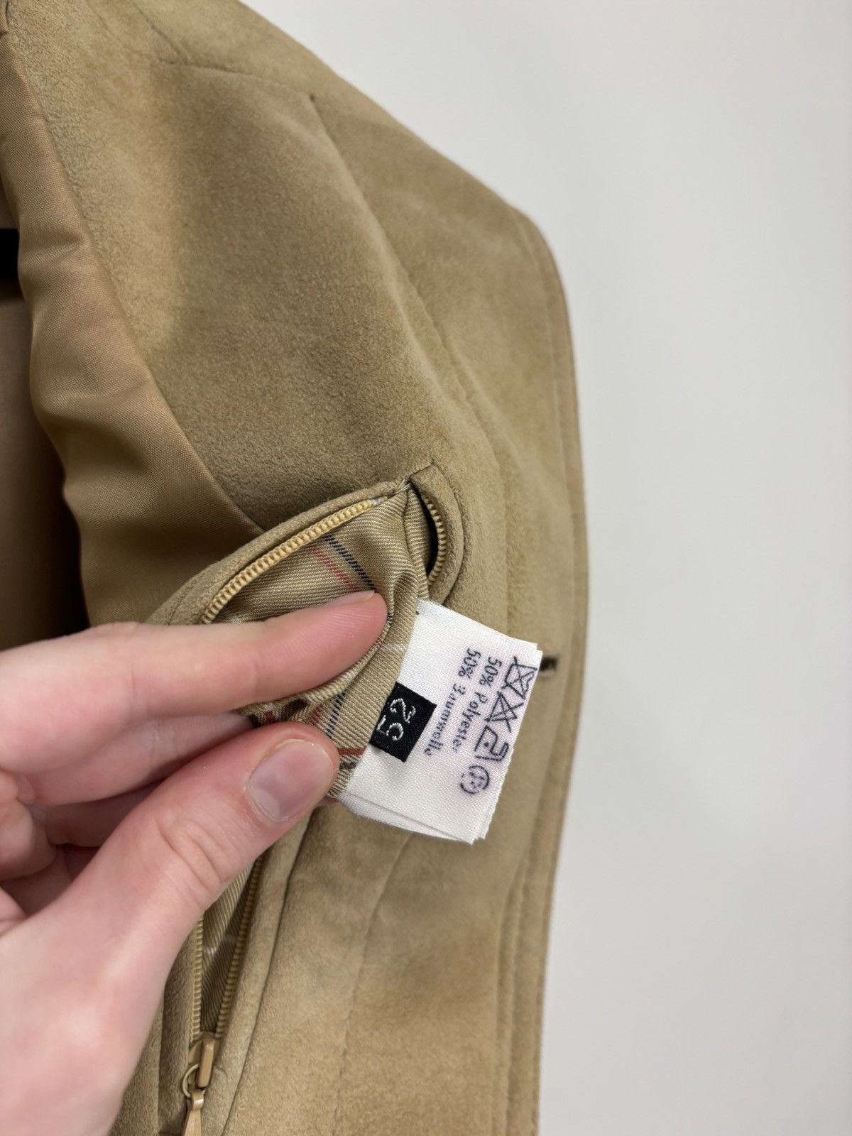 Schneiders Schneiders Salzburg Men’s Camel Alcantara Belted Long Coat Size US L / EU 52-54 / 3 - 18 Thumbnail