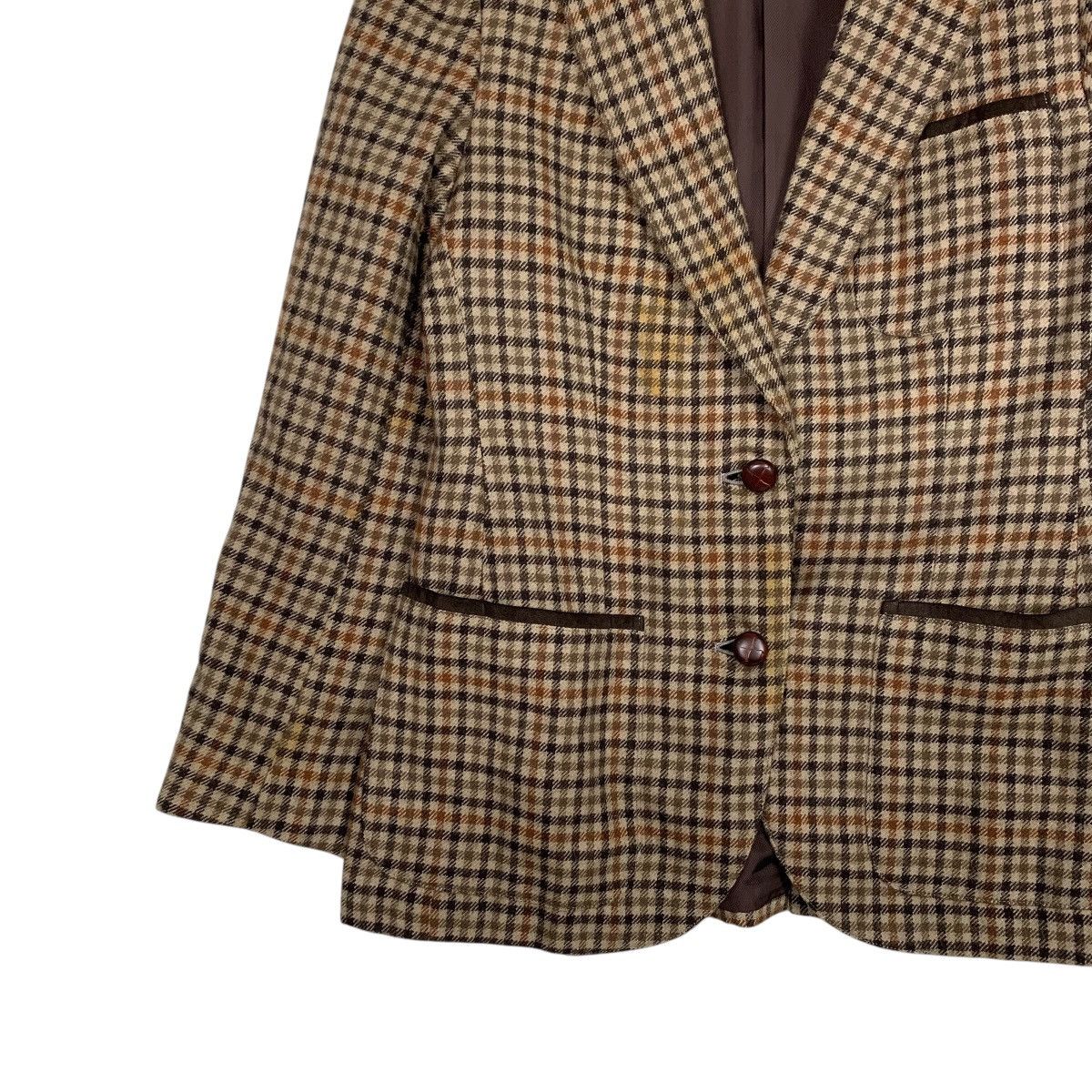 Burberry Burberry Checkered Wool Jacket Size S / US 4 / IT 40 - 3 Thumbnail