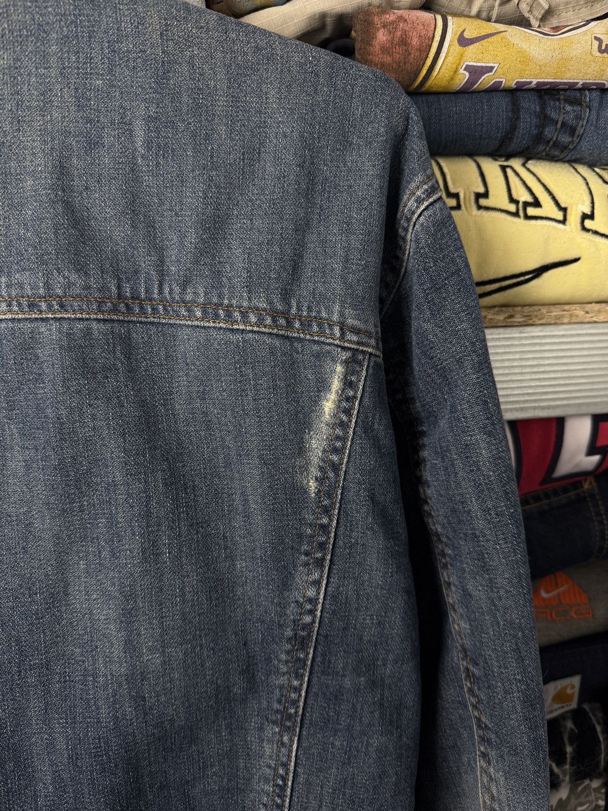 Dolce & Gabbana Vintage Dolce Gabbana Denim Jacket D&G Logo Destrised Y2K Size US L / EU 52-54 / 3 - 12 Thumbnail