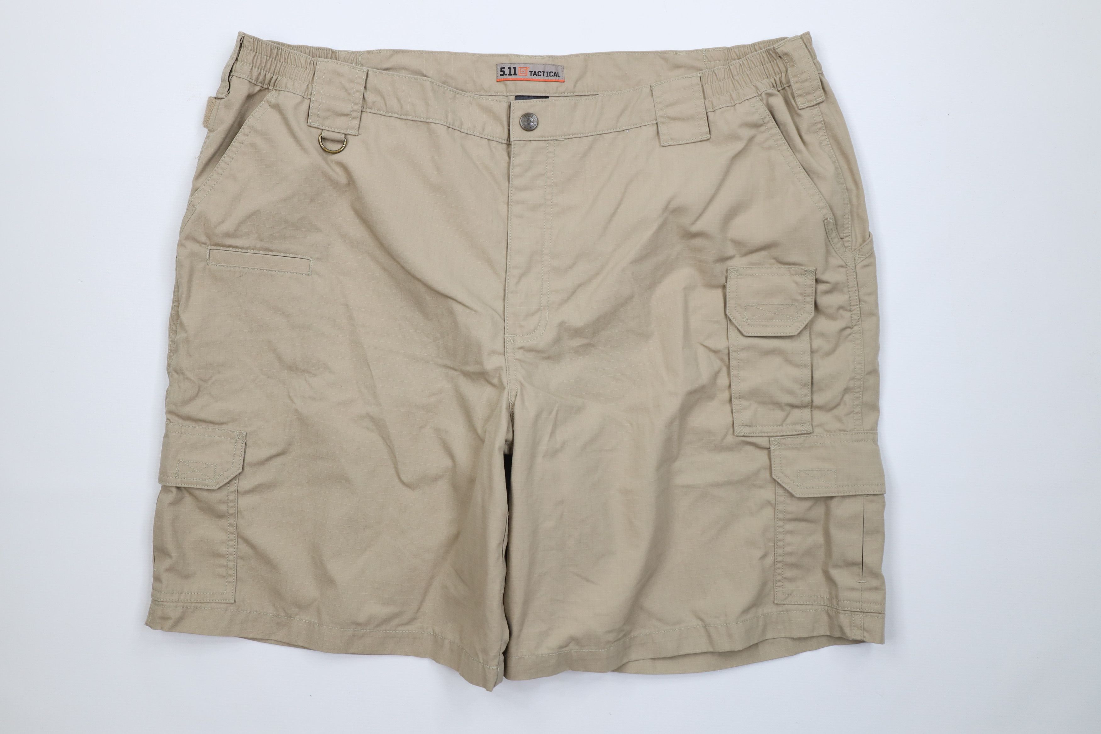 Vintage 5.11 Tactical Series Ripstop Uniform Cargo Shorts Beige Size US 44 / EU 60 - 1 Thumbnail