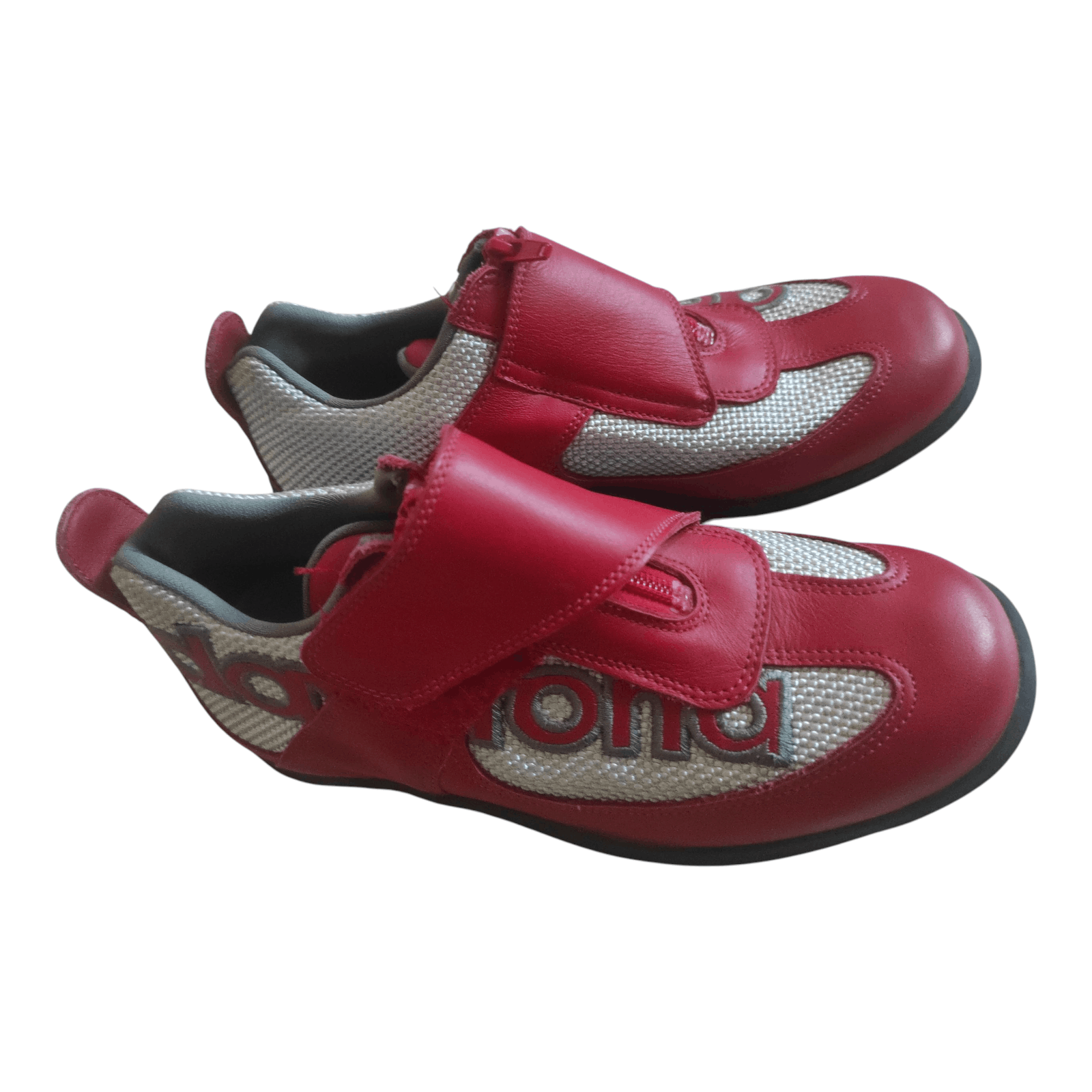 Daytona Daytona Moto Fun Motorcycle Red Silver Shoes Leather Boots Size US 6.5 / IT 36.5 - 3 Thumbnail