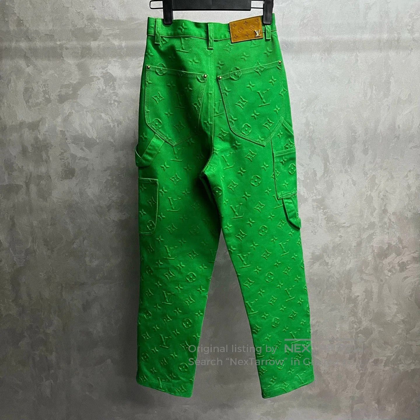 Louis Vuitton Louis Vuitton Green Monogram Cargo Jeans. Size US 29 - 6 Thumbnail
