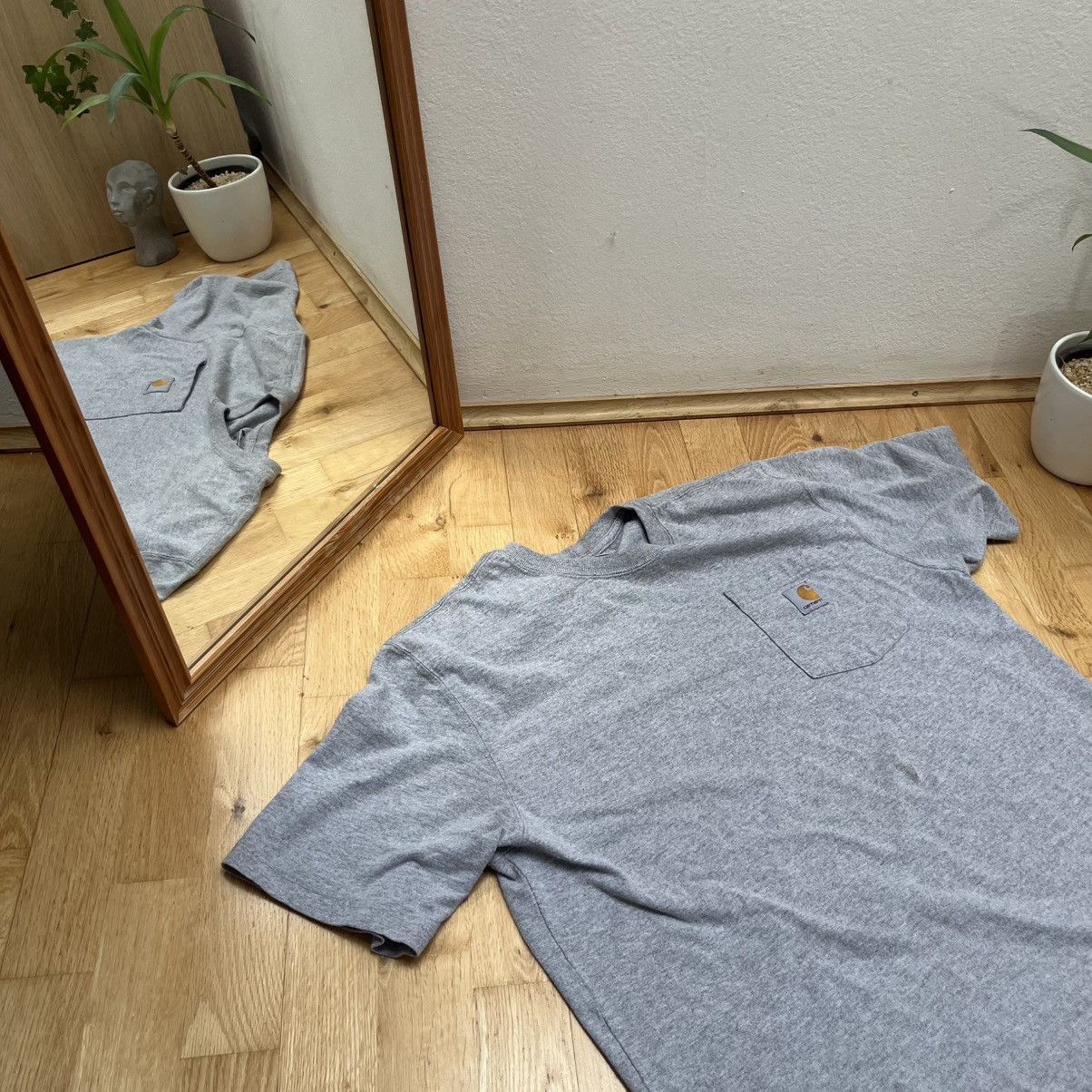 Carhartt Carhartt Workwear Pocket Tee - Heather Gray (Size M) Size US M / EU 48-50 / 2 - 3 Thumbnail