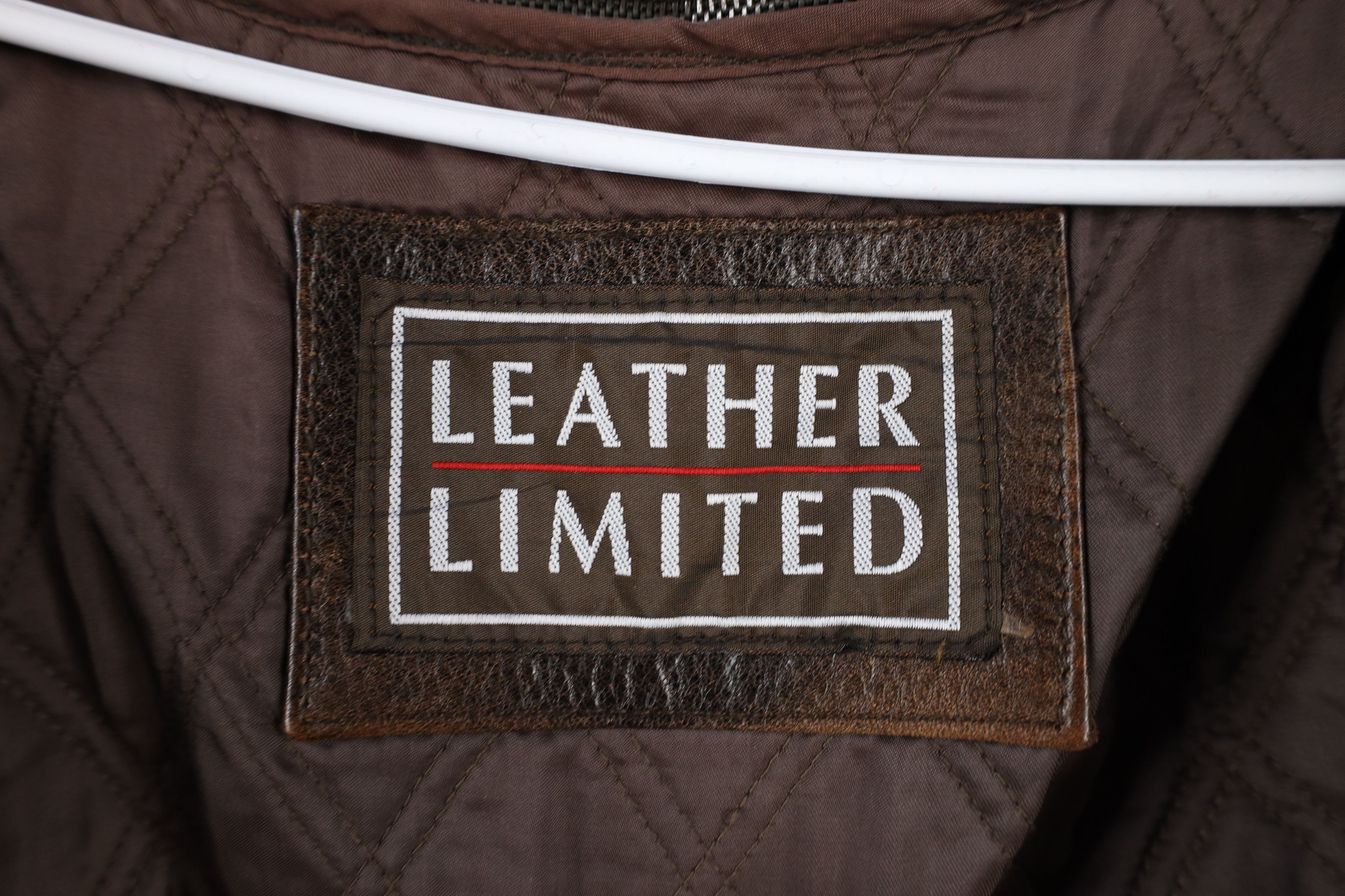 Vintage Vintage 90s Streetwear Quilted Leather Shirt Jacket Brown Size US L / EU 52-54 / 3 - 9 Thumbnail