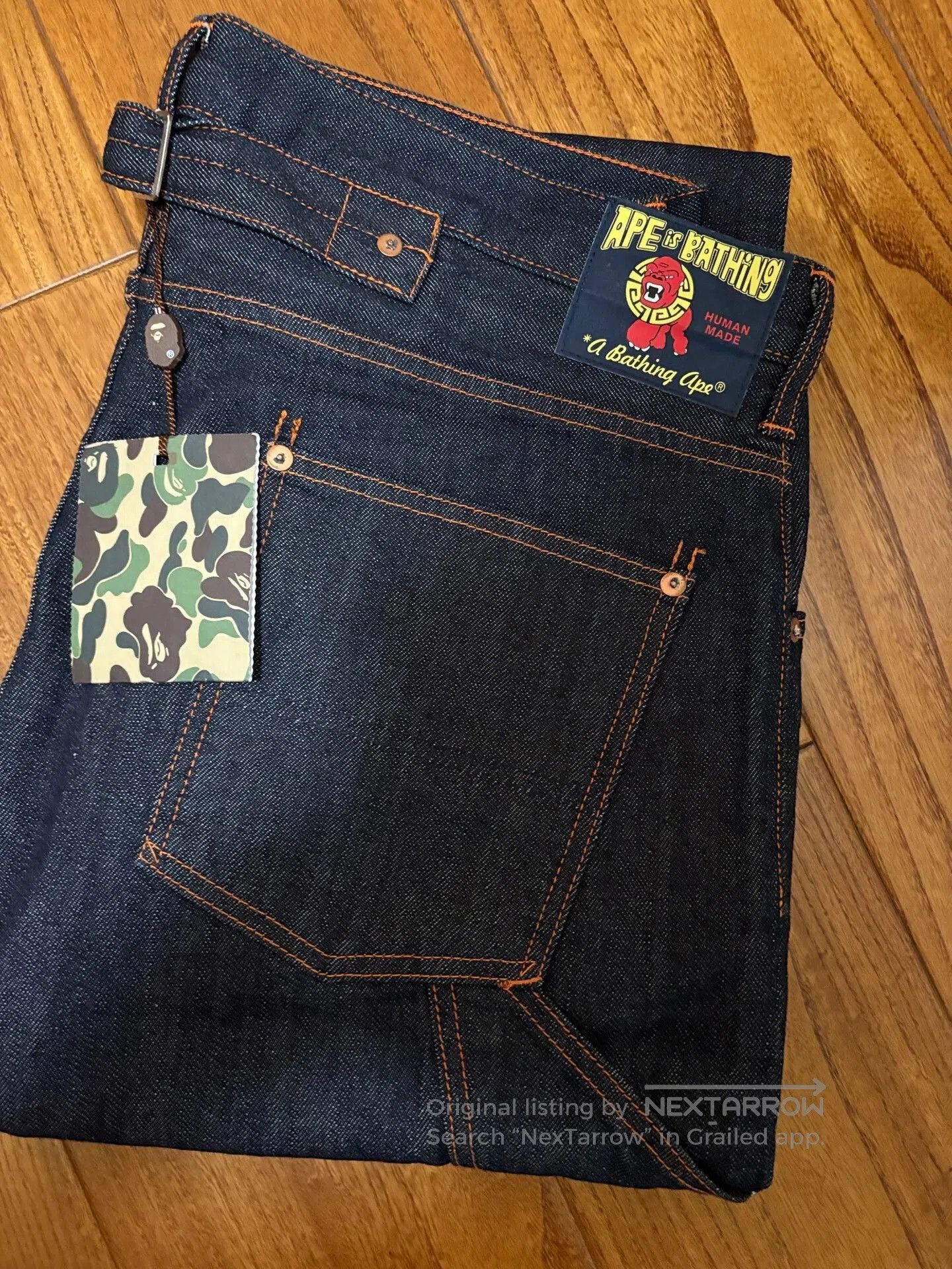 Bape BAPE Copper Line Paisley Original Jeans. Size US 30 / EU 46 - 3 Thumbnail