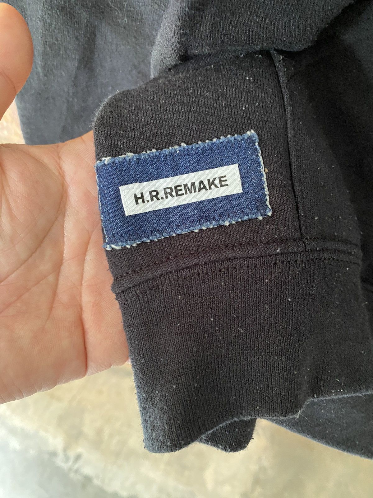Blue Blue Japan 2000s H.R Market Blue Blue Japan Patchwork Remake hoodie Size US S / EU 44-46 / 1 - 9 Thumbnail