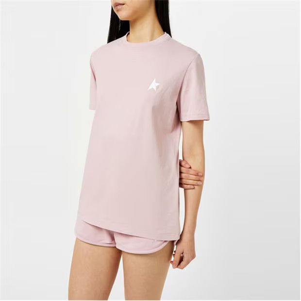Golden Goose o1g2r1mq1024 Star Regular T-Shirt in Light Pink Size XS / US 0-2 / IT 36-38 - 4 Thumbnail