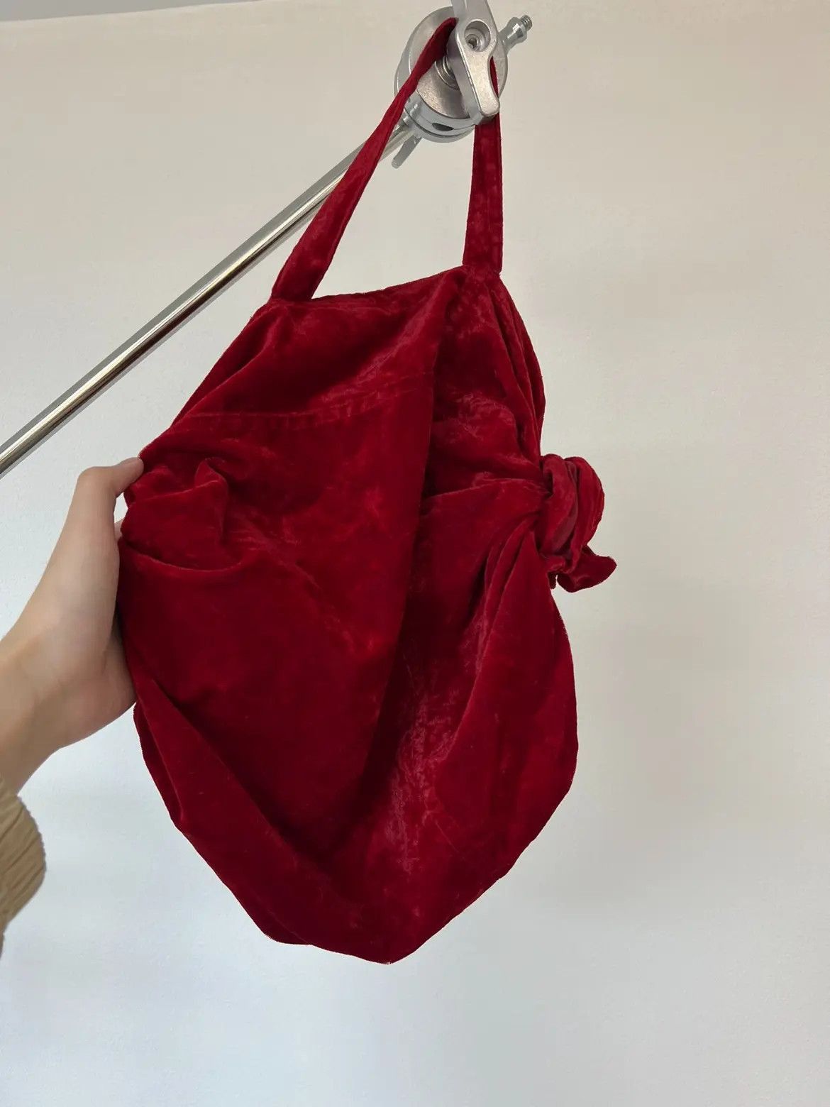 Comme des Garcons Comme des Garcons red velvet handbag Size ONE SIZE - 5 Thumbnail