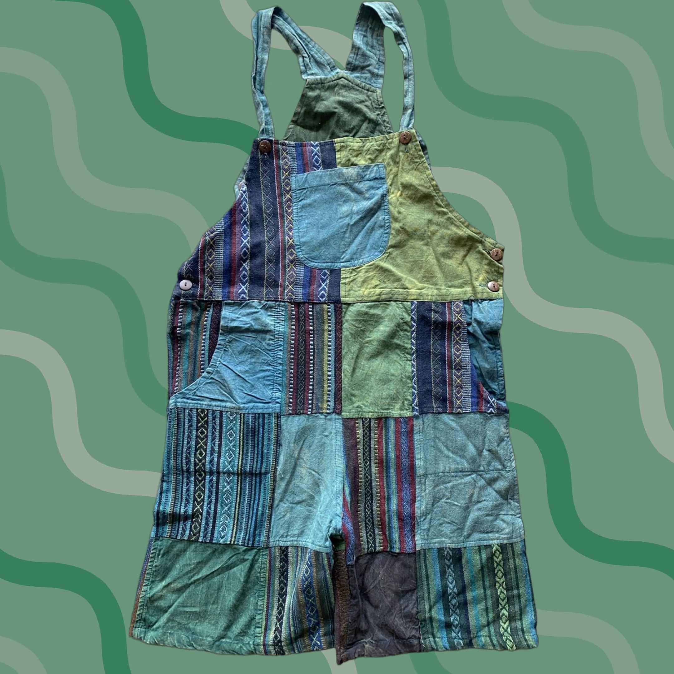 Kathmandu Kathmandu Romper Women’s S Patchwork Sleeveless Multicolor Flaws Wear Size 28" / US 6 / IT 42 - 1 Thumbnail