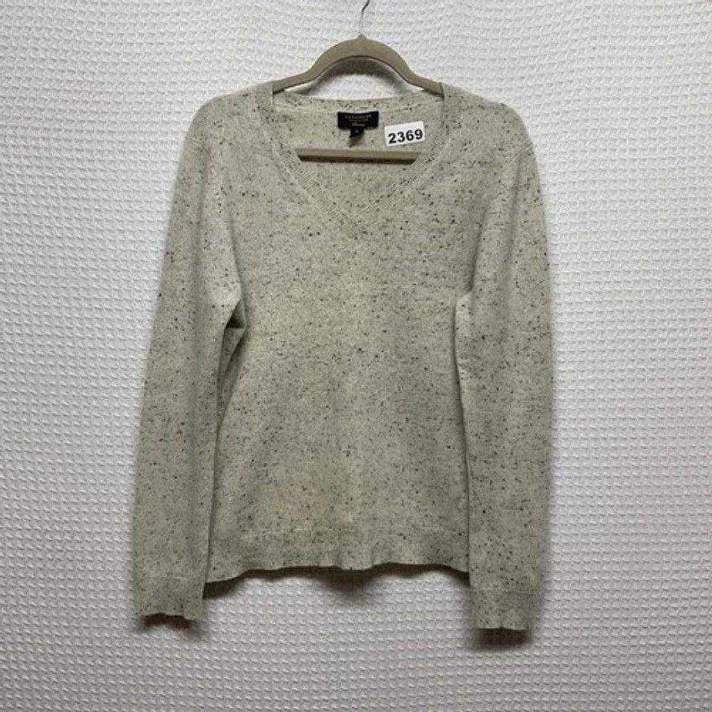 Charter Club Charter Club Luxury Gray Cashmere V-Neck Sweater Women XL Size XL / US 12-14 / IT 48-50 - 1 Thumbnail