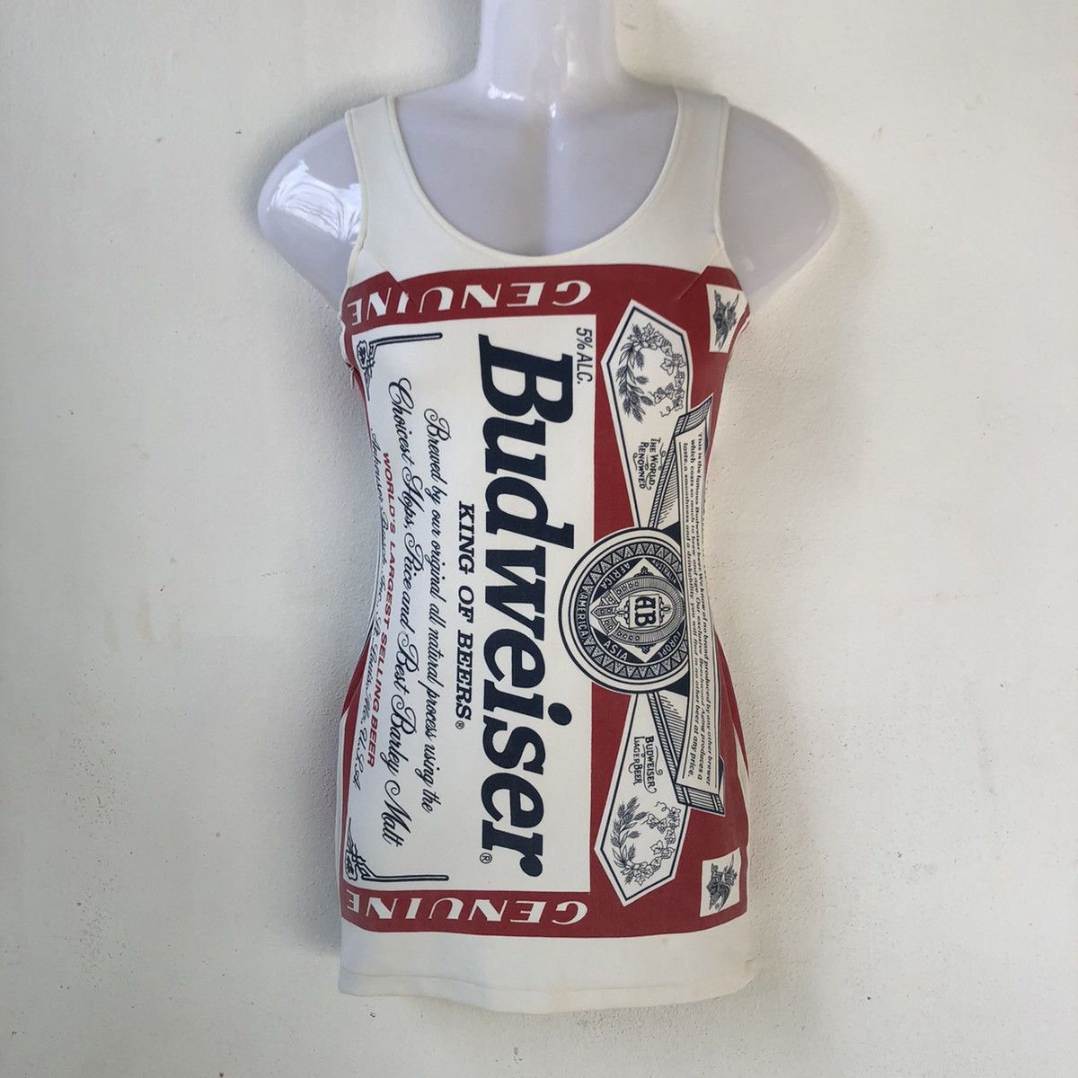 Vintage vintage BUDWEISER mini dress Size S / US 4 / IT 40 - 1 Thumbnail