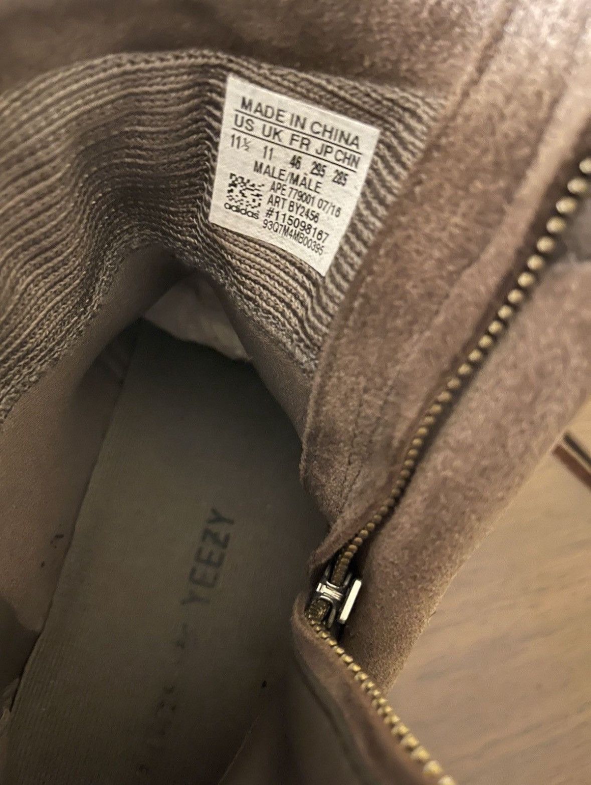 Adidas Yeezy Boost 750 Chocolate 2016 Size US 11.5 / EU 44-45 - 5 Thumbnail
