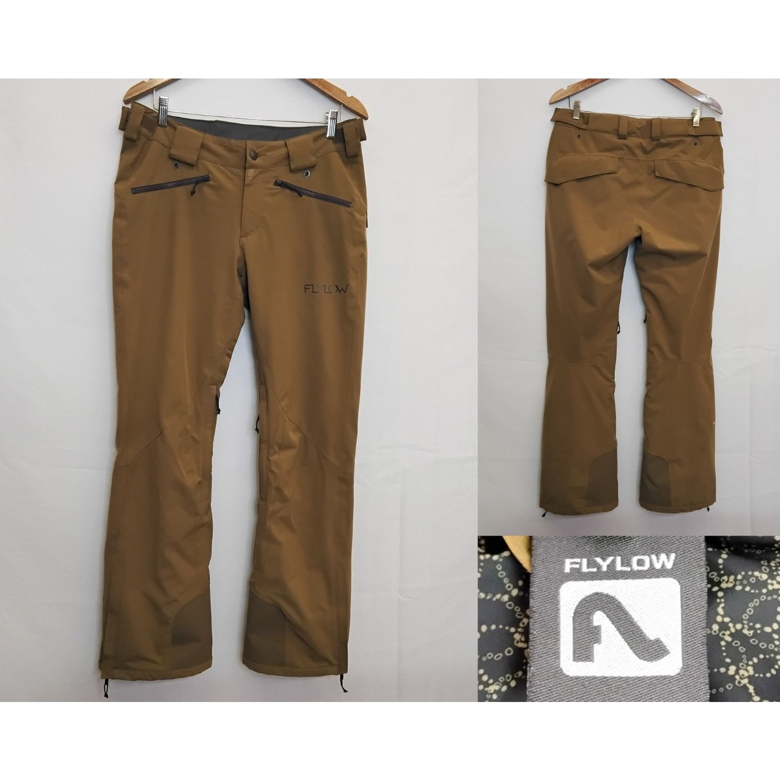 Flylow Flylow Ski Pants Men's M Khaki Brown Insulated Snowboard Size US 32 / EU 48 - 1 Thumbnail