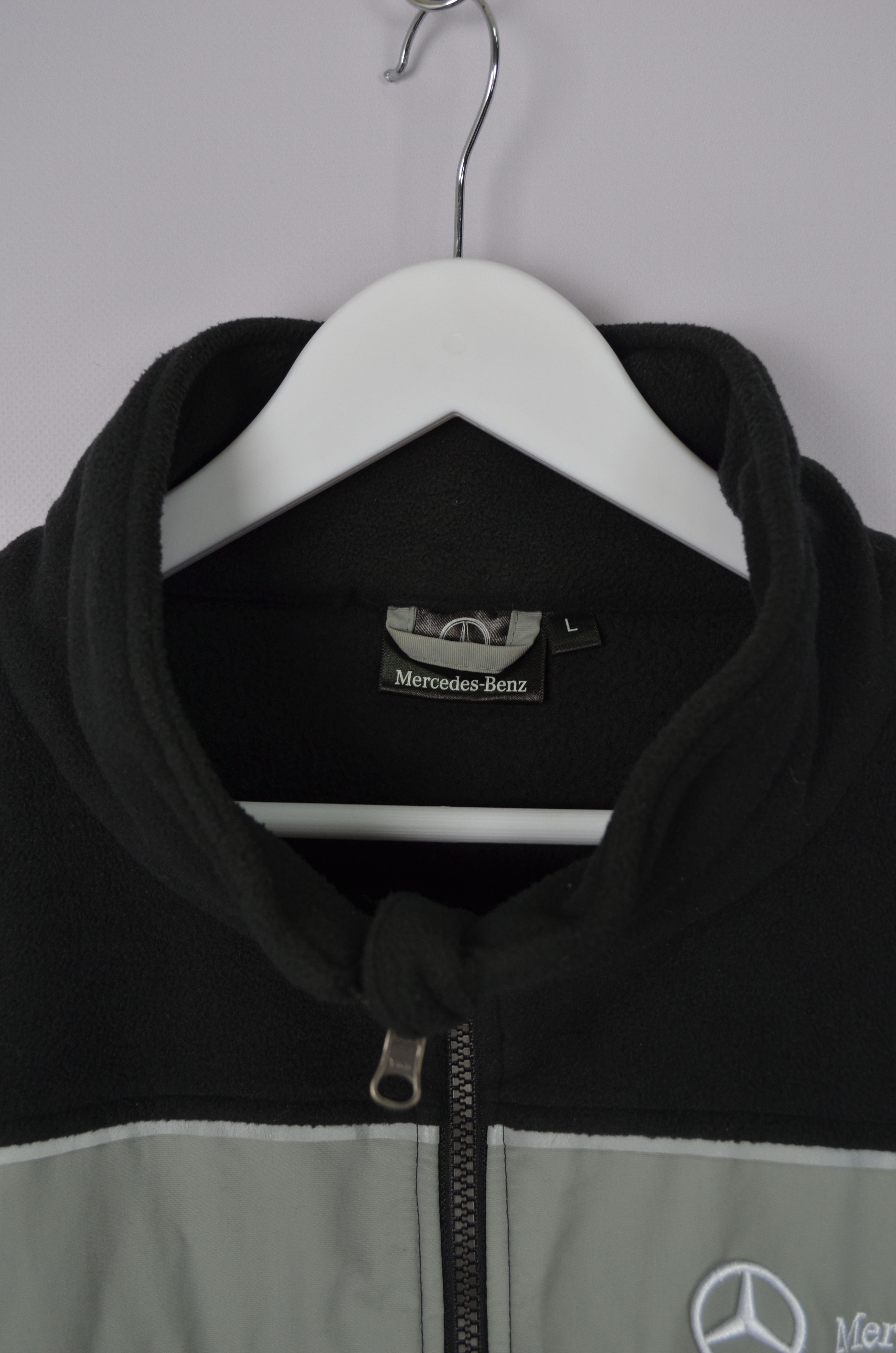 Mercedes-Benz Mercedes Benz Official Fleece Black Full Zip Jacket Logo Size US L / EU 52-54 / 3 - 5 Thumbnail