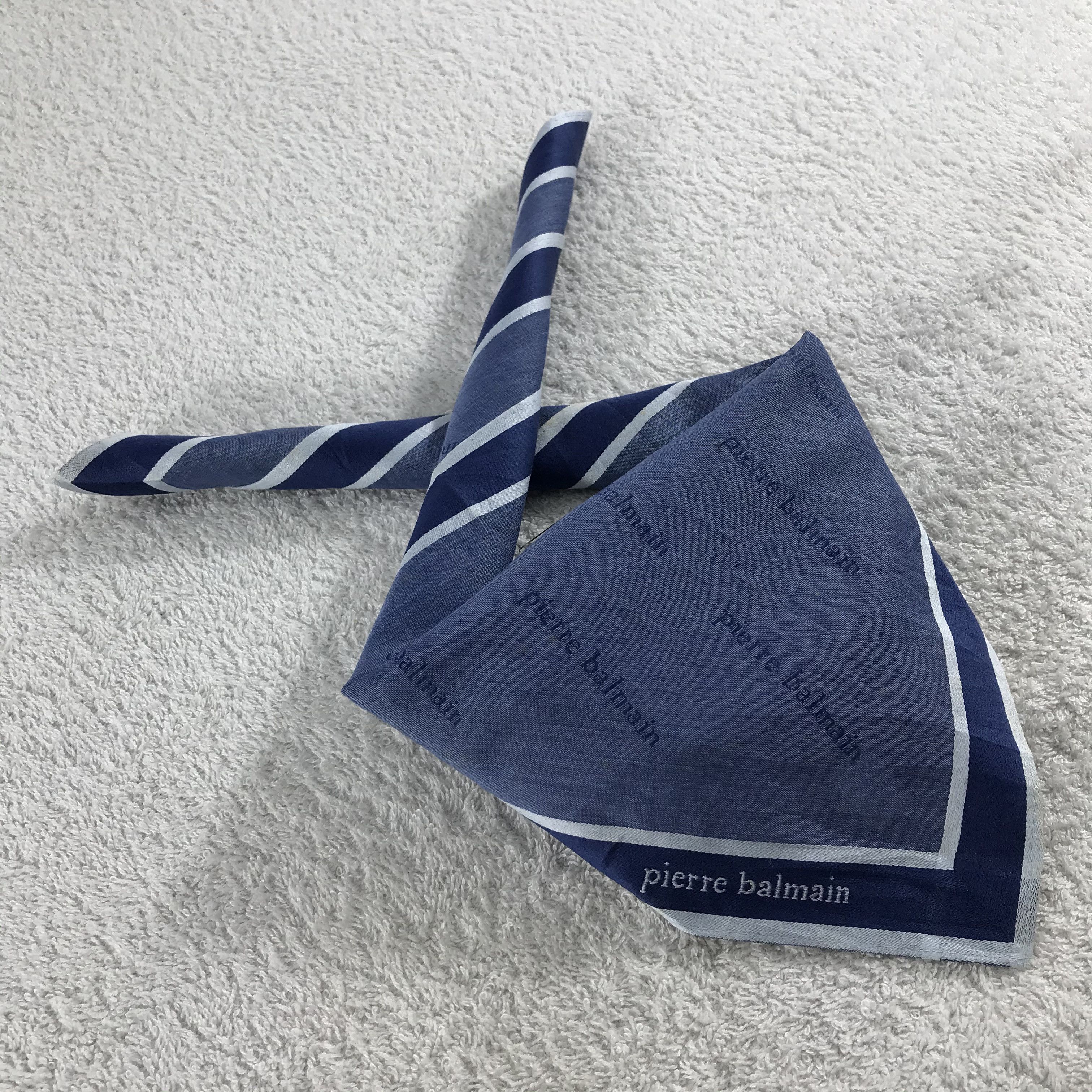 Pierre Balmain × Vintage Pierre Balmain Bandana / Handkerchief / Neckerchief - S330 Size ONE SIZE - 4 Thumbnail