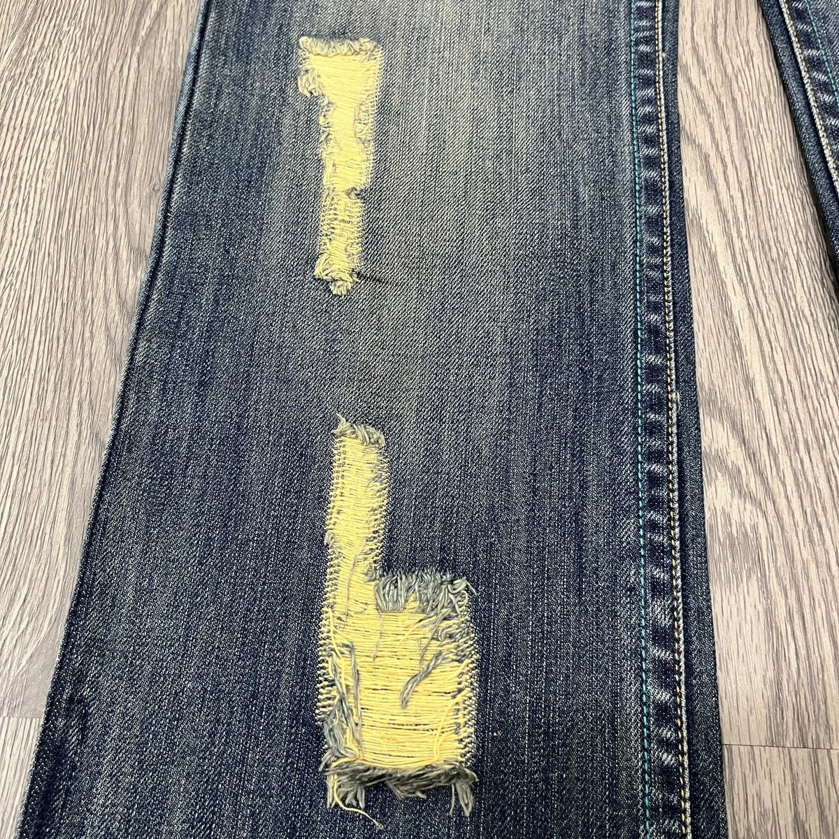 14th Addiction Riot - Thrashed Fading Denim ifsix Lgb Style shibuya tokyo Size US 30 / EU 46 - 11 Thumbnail