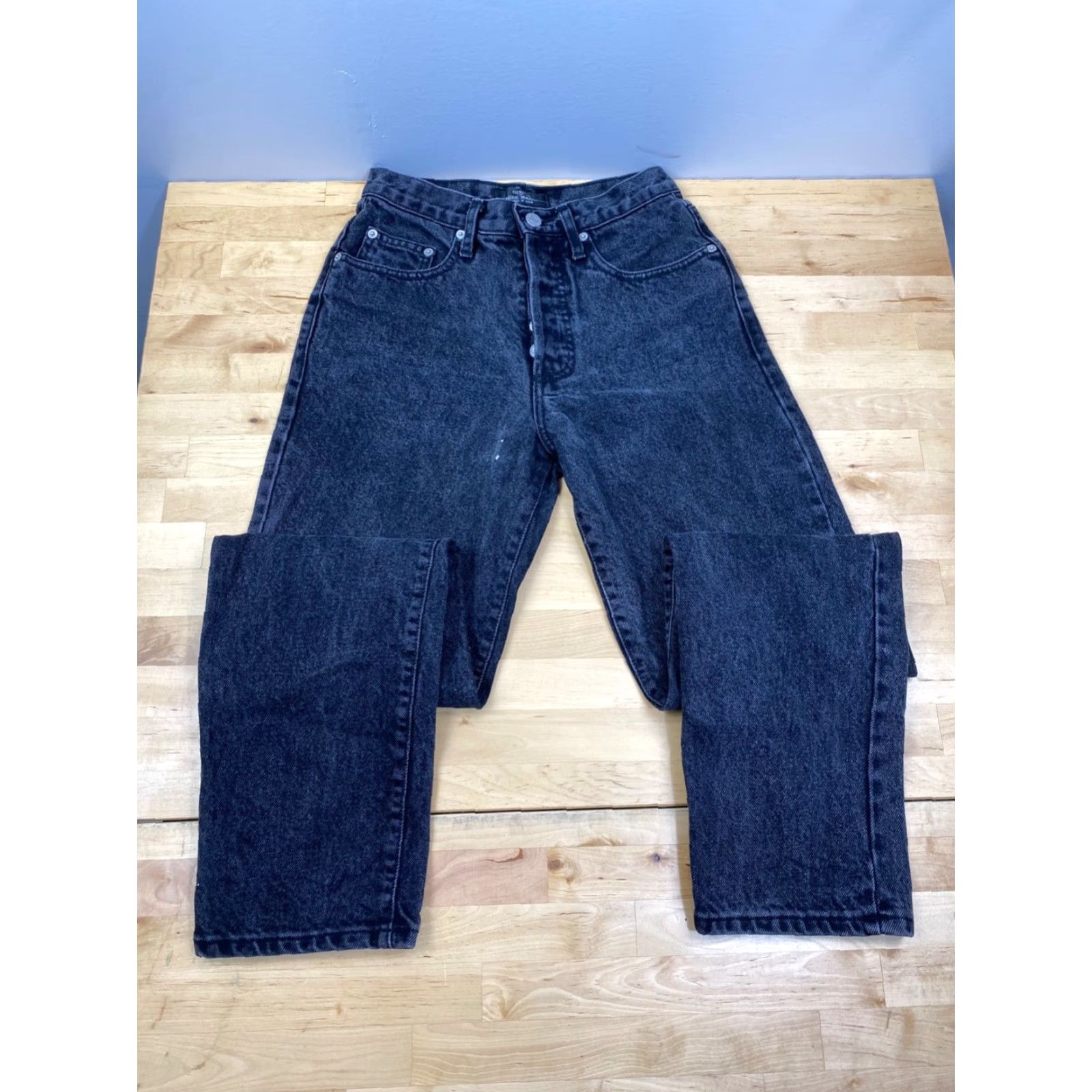Guess GUESS Jeans Black Size 28 High Rise Denim USA Womens Tapered Size 28" / US 6 / IT 42 - 2 Thumbnail