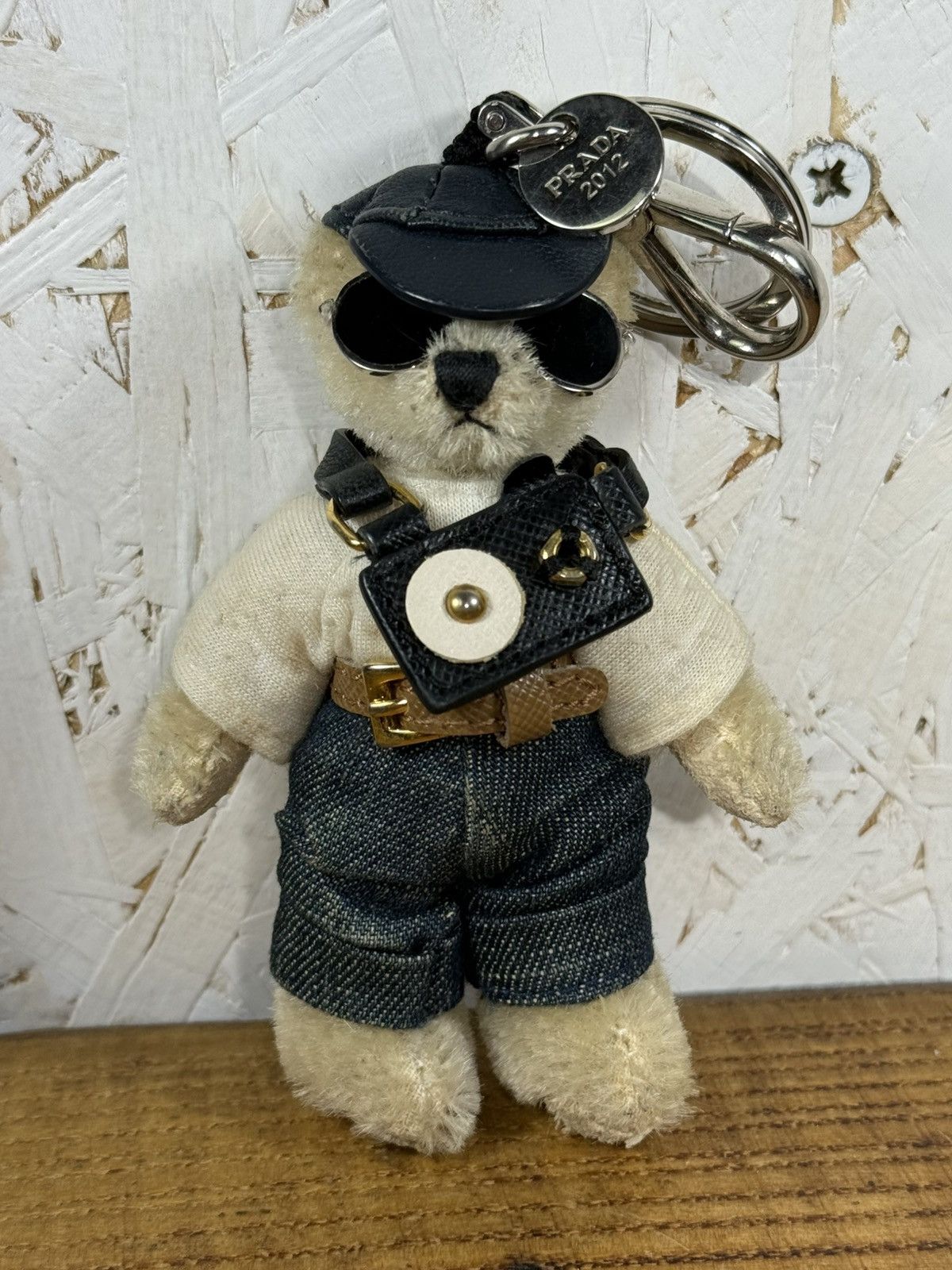 Prada Prada 2012 Limited Eddy The DJ Bear Bag Charm Keyring Size ONE SIZE - 1 Thumbnail