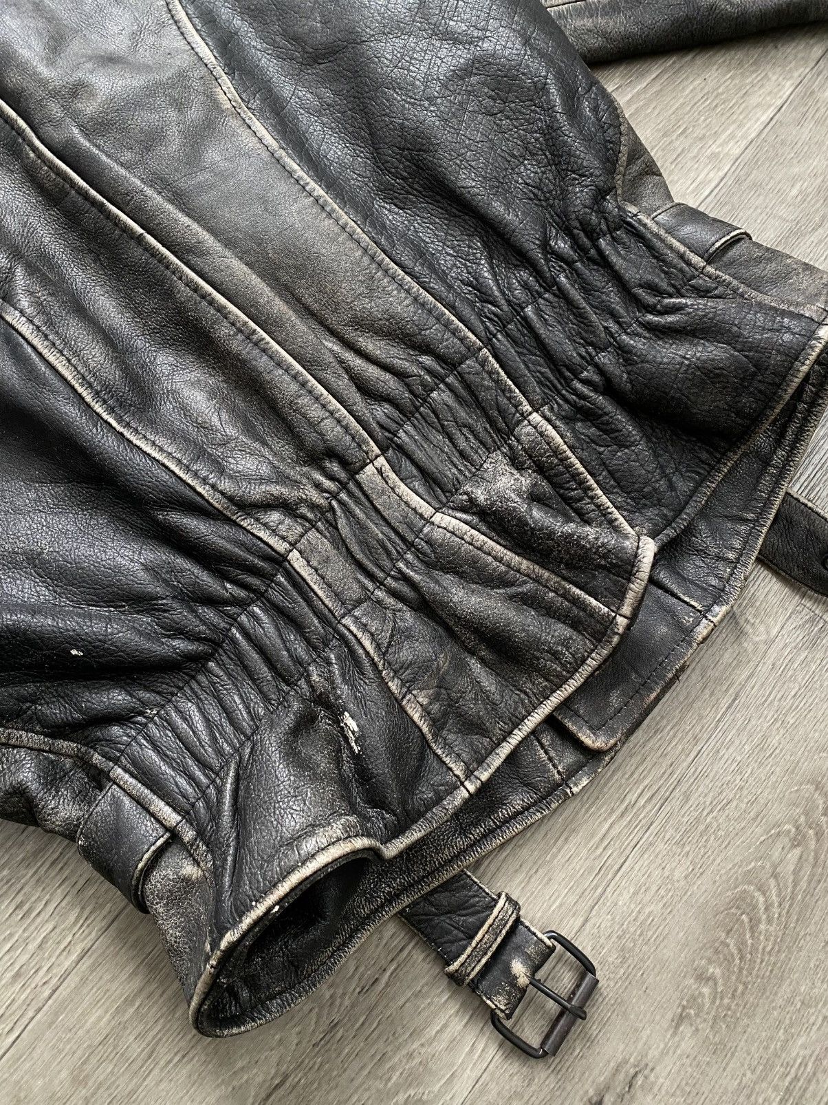 Japanese Brand × Vintage 🫧Vintage leather jacket Y2K Size US L / EU 52-54 / 3 - 10 Thumbnail
