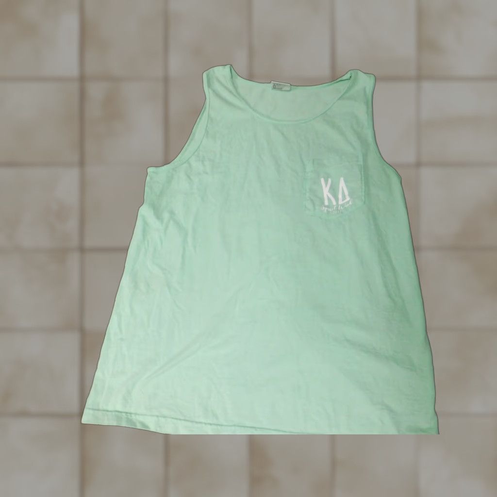 Comfort Colors Comfort Colors Mens Shirt M Green Crew Neck Sleeveless Logo T-Shirt Modern Colorful All Seasons Size US M / EU 48-50 / 2 - 1 Thumbnail