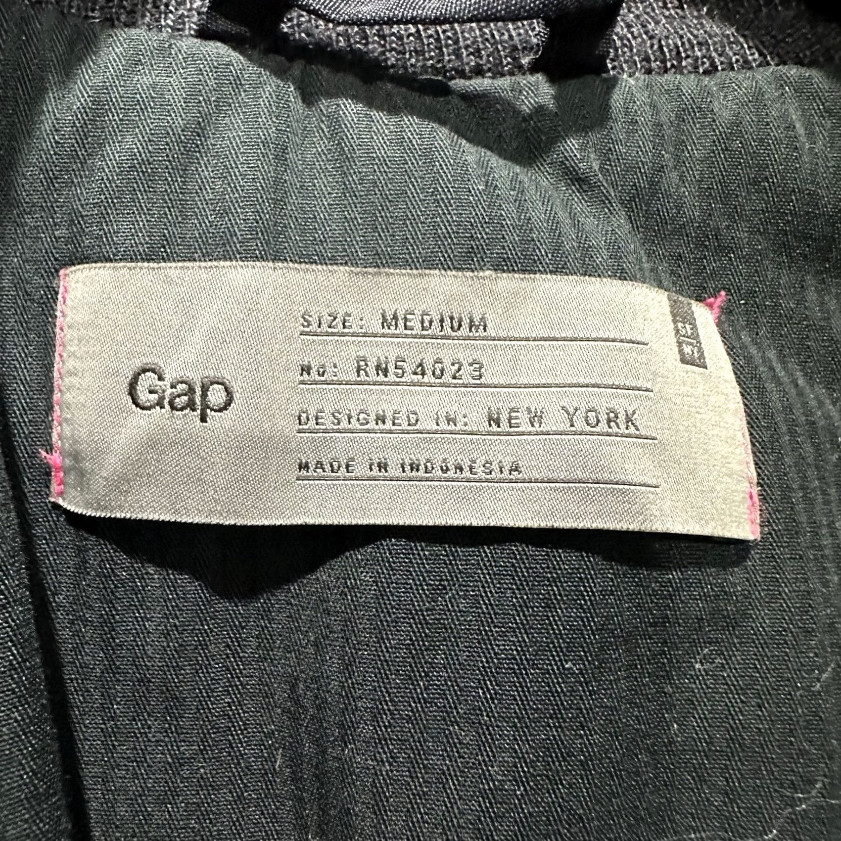 Gap GAP Jacket Mens Medium Blue Field Utility Chore Collared Lined Nylon Military Size US M / EU 48-50 / 2 - 4 Thumbnail