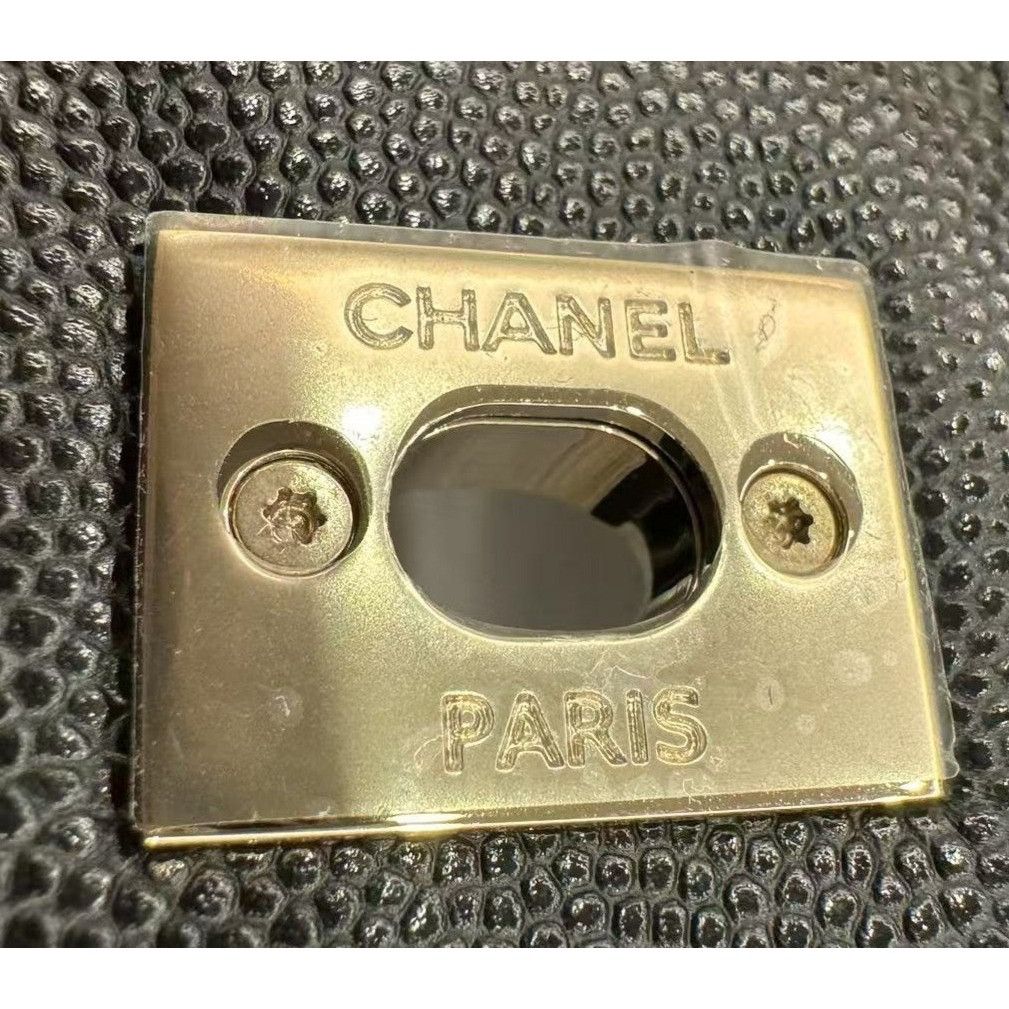 Chanel Chanel Large Flap Bag with Top Handle Grained Calfskin & Gol Size ONE SIZE - 4 Thumbnail