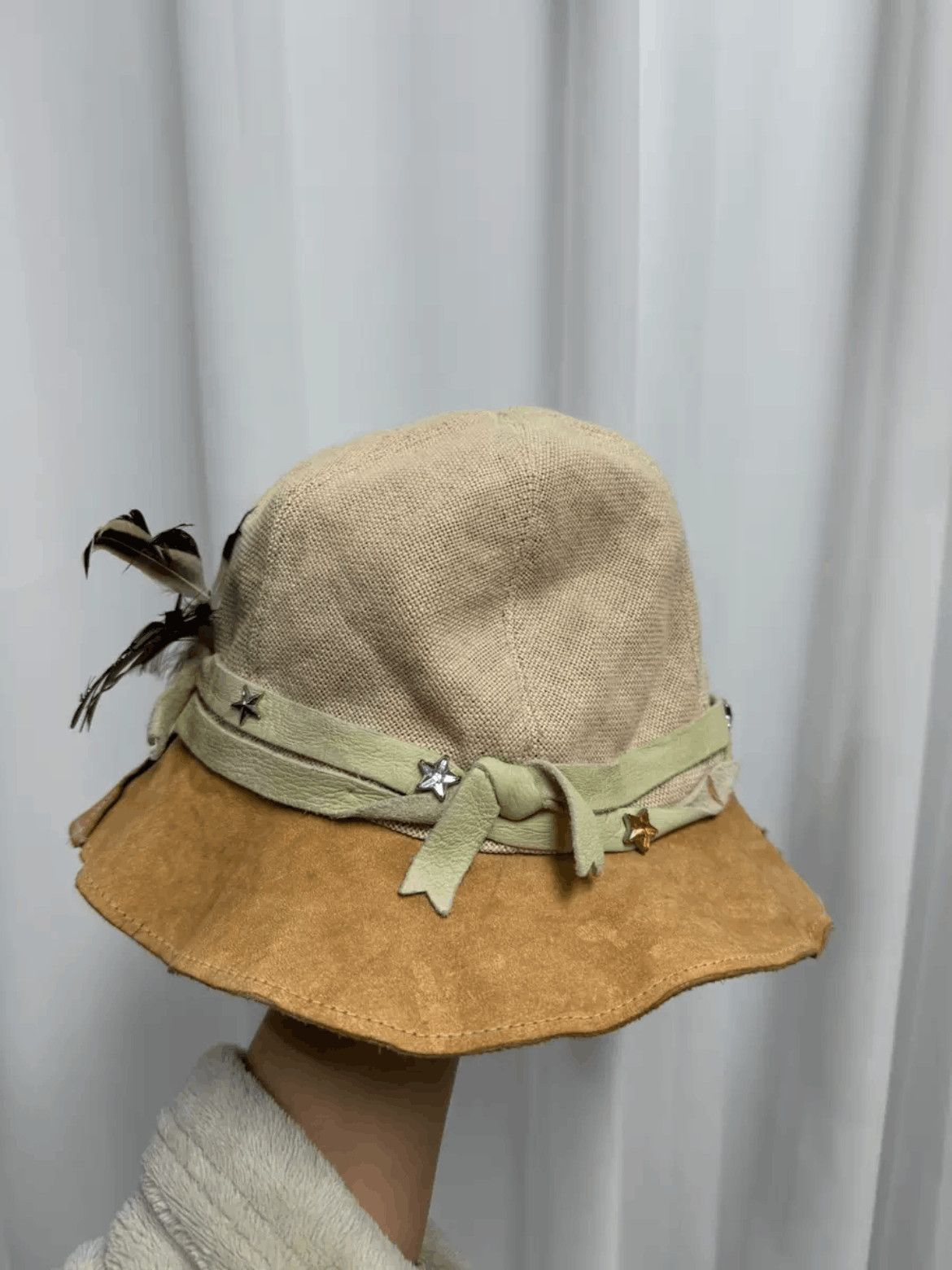 Takahiromiyashita The Soloist. Takahitomiyashita the Soloist Leather Joint Hat-2505 Size ONE SIZE - 2 Thumbnail