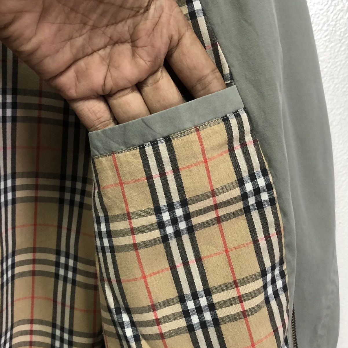 Burberry Vintage Burberrys Prorsum Lined Novacheck Bomber Jacket Size US M / EU 48-50 / 2 - 8 Thumbnail