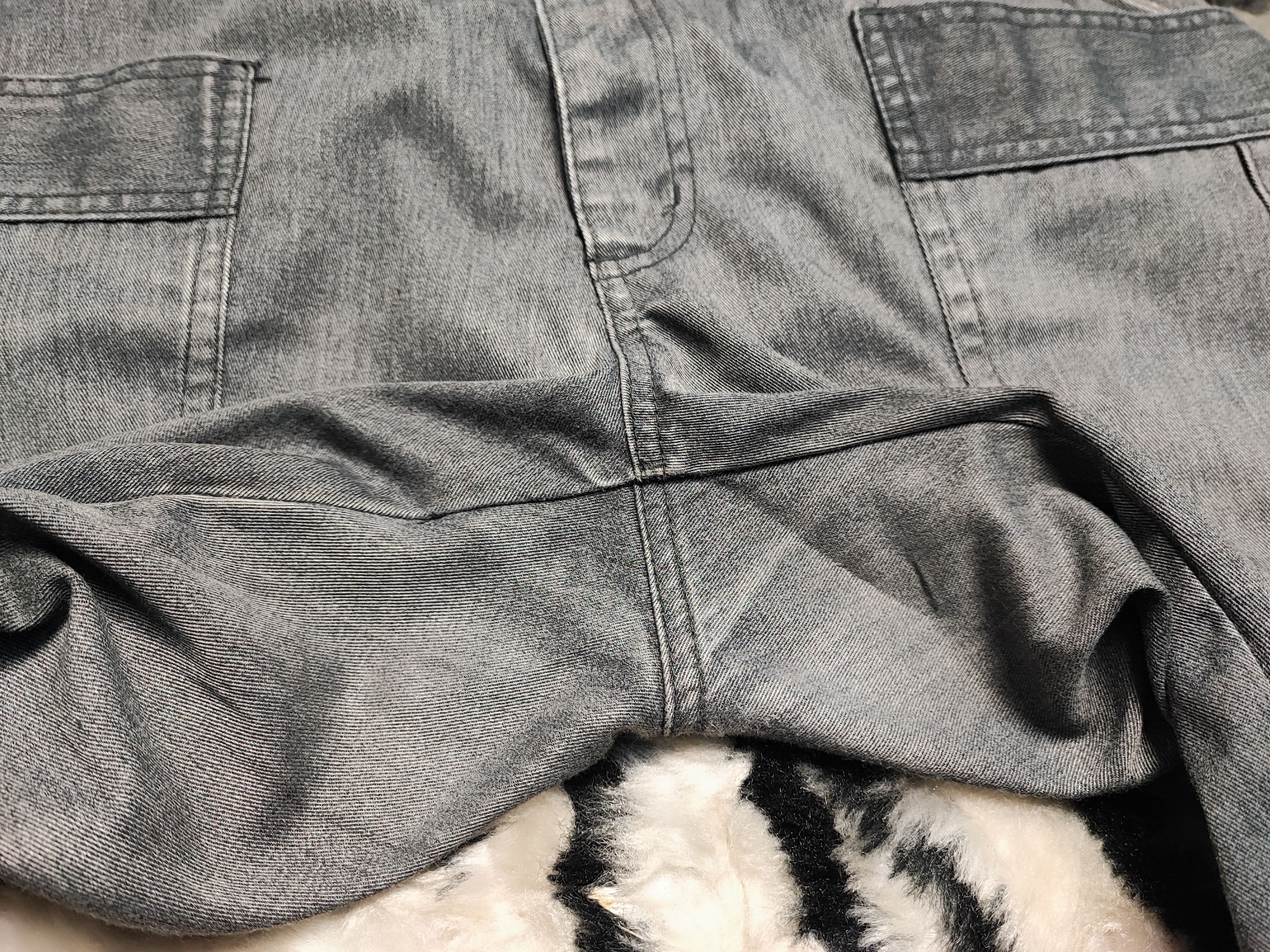 If Six Was Nine DOMINATE HANDCRAFTED BIKER JEANS STYLE Size US 35 - 22 Thumbnail